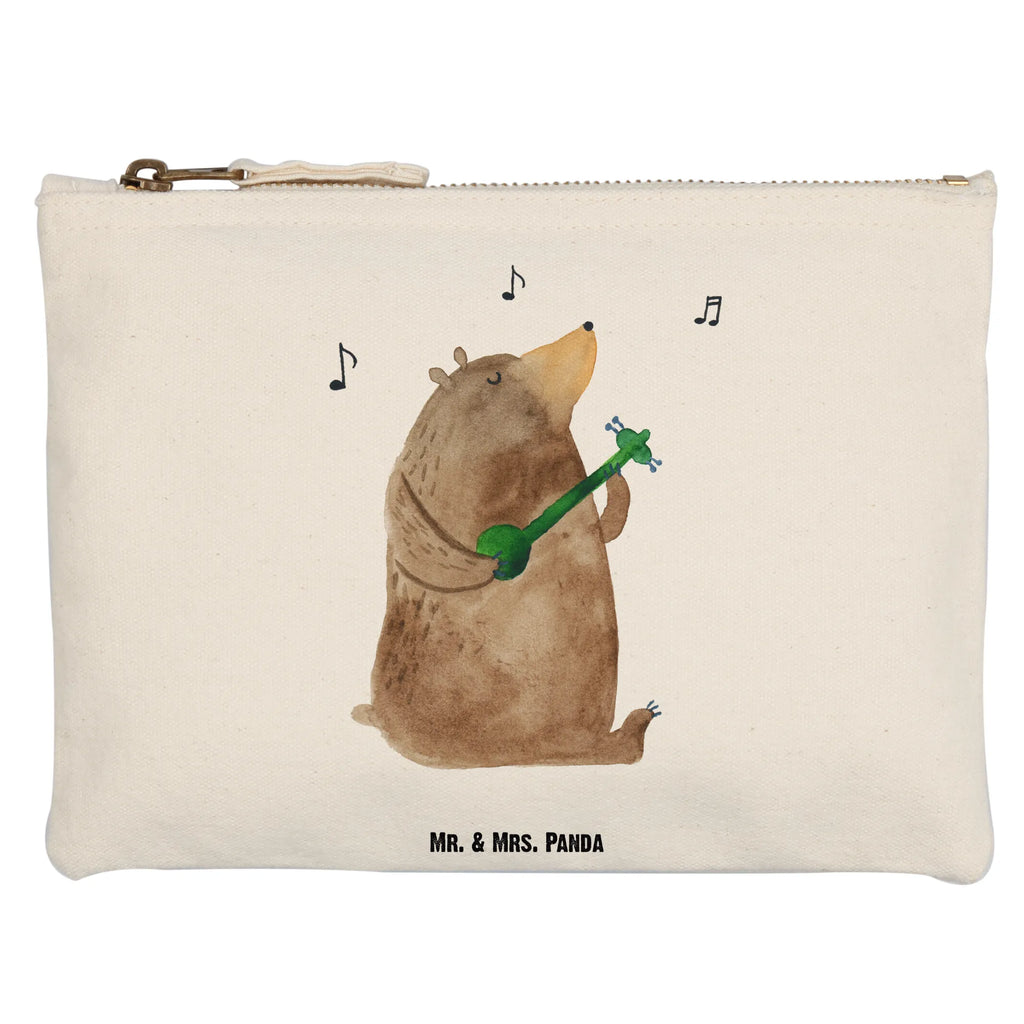 torebka na makijaż niedźwiedź Gitara Niedźwiedź, Miś, Pluszowy miś