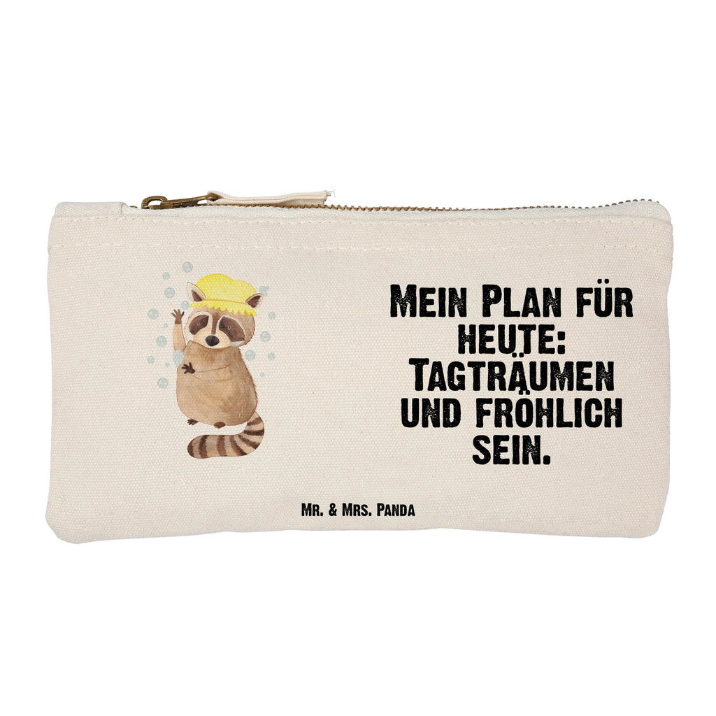 torebka na makijaż Szop pracz Waschtasche, pinsel tasche, aufbewahrungstasche, Kosmetiktasche, beauty tasche, Etui, Schminkbeutel, Schminktasche, Mäppchen, Schminktäschchen, pencil case, Schlampermäppchen, aufbewahrungsbeutel, Kulturbeutel, Federmappe, Kulturtasche, Waschbeutel, kosmetiktäschchen, toiletry bag, Stiftemäppchen, utensilientasche, Kosmetikbeutel, beauty case, Tiermotive, Tiere, Lustige Sprüche, Gute Laune, Fröhlich, Tagträumen, Waschen, Waschbär, Plan, Seifenblasen