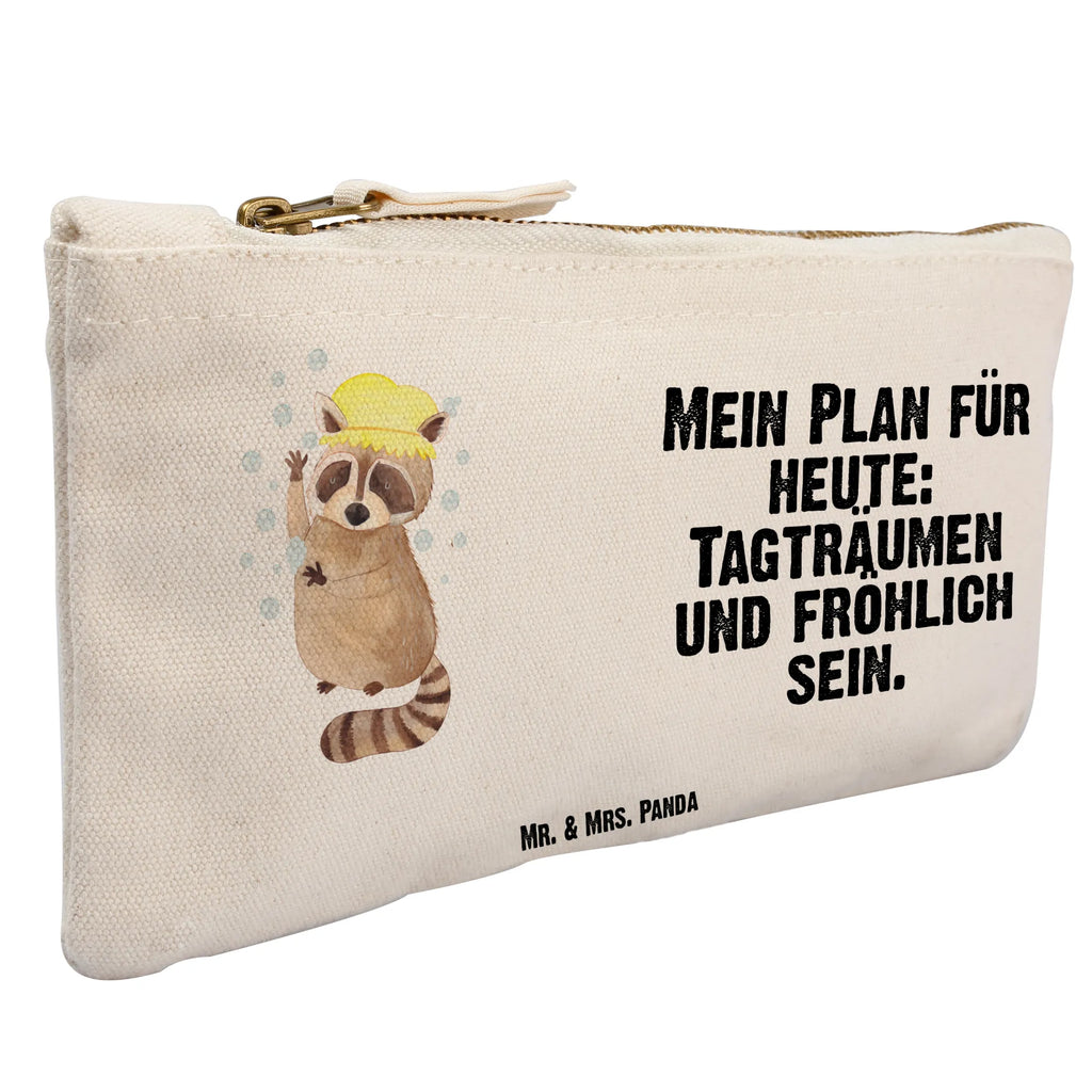 torebka na makijaż Szop pracz Waschtasche, pinsel tasche, aufbewahrungstasche, Kosmetiktasche, beauty tasche, Etui, Schminkbeutel, Schminktasche, Mäppchen, Schminktäschchen, pencil case, Schlampermäppchen, aufbewahrungsbeutel, Kulturbeutel, Federmappe, Kulturtasche, Waschbeutel, kosmetiktäschchen, toiletry bag, Stiftemäppchen, utensilientasche, Kosmetikbeutel, beauty case, Tiermotive, Tiere, Lustige Sprüche, Gute Laune, Fröhlich, Tagträumen, Waschen, Waschbär, Plan, Seifenblasen