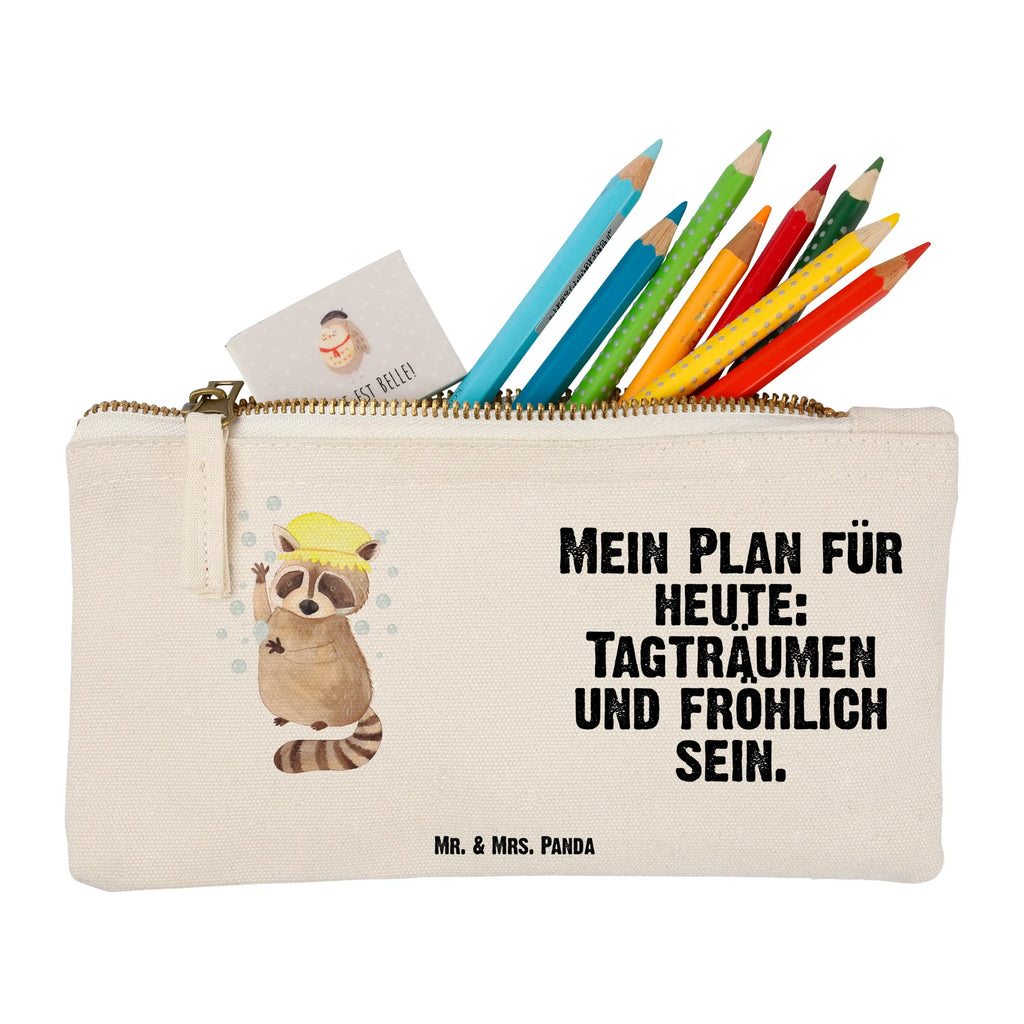 torebka na makijaż Szop pracz Waschtasche, pinsel tasche, aufbewahrungstasche, Kosmetiktasche, beauty tasche, Etui, Schminkbeutel, Schminktasche, Mäppchen, Schminktäschchen, pencil case, Schlampermäppchen, aufbewahrungsbeutel, Kulturbeutel, Federmappe, Kulturtasche, Waschbeutel, kosmetiktäschchen, toiletry bag, Stiftemäppchen, utensilientasche, Kosmetikbeutel, beauty case, Tiermotive, Tiere, Lustige Sprüche, Gute Laune, Fröhlich, Tagträumen, Waschen, Waschbär, Plan, Seifenblasen