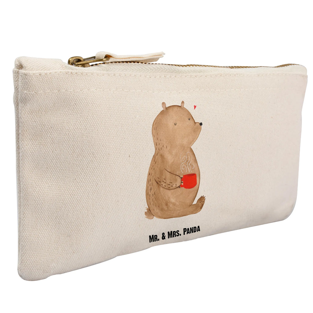 torebka na makijaż Niedźwiedź kawa Schlampermäppchen, Schminkbeutel, pencil case, Waschtasche, Kulturbeutel, Stiftemäppchen, Etui, toiletry bag, Kosmetiktasche, beauty case, pinsel tasche, Federmappe, beauty tasche, Mäppchen, Schminktasche, aufbewahrungsbeutel, Kulturtasche, utensilientasche, Waschbeutel, Schminktäschchen, Kosmetikbeutel, kosmetiktäschchen, aufbewahrungstasche, Bär, Teddybär, Teddy, Bären, Guten Morgen, Kaffee, Coffee, Welt Retten, Morgenroutine, Motivation, Welt Erobern