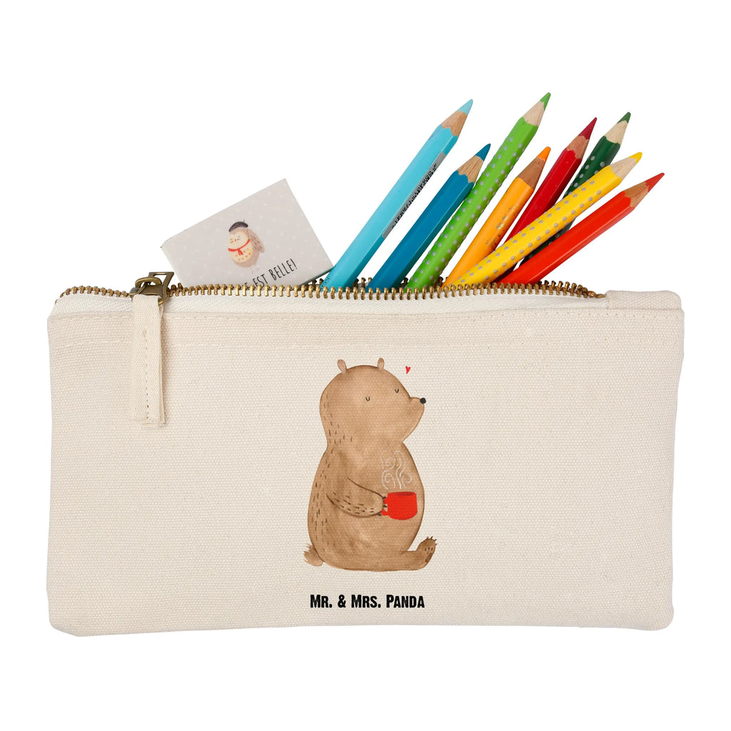 torebka na makijaż Niedźwiedź kawa Schlampermäppchen, Schminkbeutel, pencil case, Waschtasche, Kulturbeutel, Stiftemäppchen, Etui, toiletry bag, Kosmetiktasche, beauty case, pinsel tasche, Federmappe, beauty tasche, Mäppchen, Schminktasche, aufbewahrungsbeutel, Kulturtasche, utensilientasche, Waschbeutel, Schminktäschchen, Kosmetikbeutel, kosmetiktäschchen, aufbewahrungstasche, Bär, Teddybär, Teddy, Bären, Guten Morgen, Kaffee, Coffee, Welt Retten, Morgenroutine, Motivation, Welt Erobern