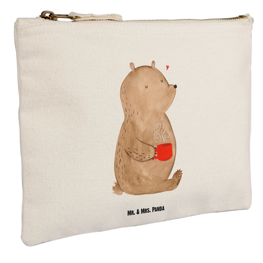 torebka na makijaż Niedźwiedź kawa Schlampermäppchen, Schminkbeutel, pencil case, Waschtasche, Kulturbeutel, Stiftemäppchen, Etui, toiletry bag, Kosmetiktasche, beauty case, pinsel tasche, Federmappe, beauty tasche, Mäppchen, Schminktasche, aufbewahrungsbeutel, Kulturtasche, utensilientasche, Waschbeutel, Schminktäschchen, Kosmetikbeutel, kosmetiktäschchen, aufbewahrungstasche, Bär, Teddybär, Teddy, Bären, Guten Morgen, Kaffee, Coffee, Welt Retten, Morgenroutine, Motivation, Welt Erobern