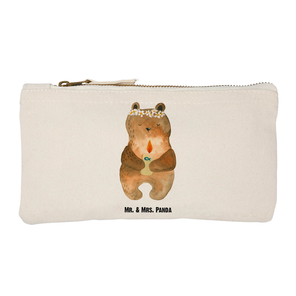 torebka na makijaż Niedźwiedź Komunia Schminkbeutel, utensilientasche, Kosmetikbeutel, Waschbeutel, Waschtasche, pencil case, Schminktäschchen, Federmappe, Stiftemäppchen, Schminktasche, pinsel tasche, kosmetiktäschchen, toiletry bag, Kulturtasche, beauty tasche, Schlampermäppchen, aufbewahrungsbeutel, Kosmetiktasche, Kulturbeutel, beauty case, aufbewahrungstasche, Etui, Mäppchen, Bär, Teddybär, Teddy, Gottes Segen, Kommunion, Katholisch, Taufkerze