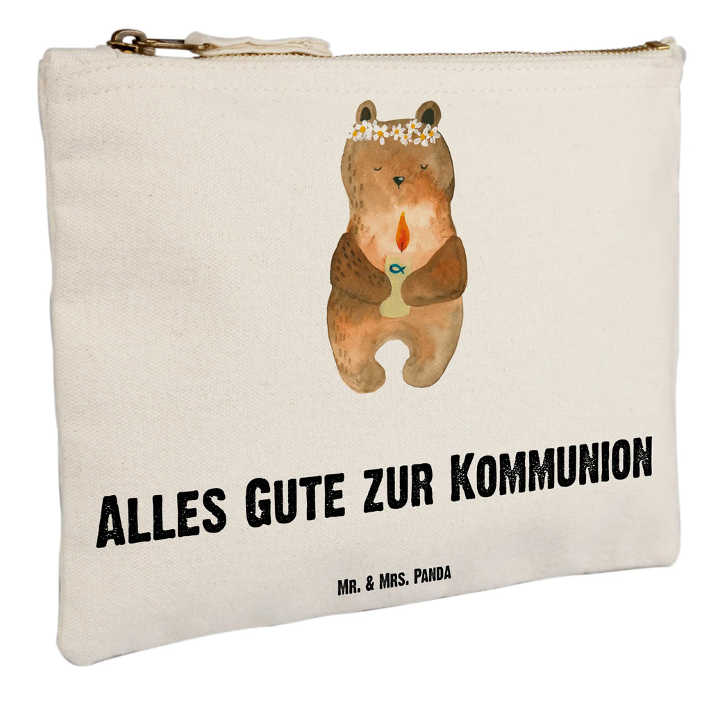 torebka na makijaż Niedźwiedź Komunia Schminkbeutel, utensilientasche, Kosmetikbeutel, Waschbeutel, Waschtasche, pencil case, Schminktäschchen, Federmappe, Stiftemäppchen, Schminktasche, pinsel tasche, kosmetiktäschchen, toiletry bag, Kulturtasche, beauty tasche, Schlampermäppchen, aufbewahrungsbeutel, Kosmetiktasche, Kulturbeutel, beauty case, aufbewahrungstasche, Etui, Mäppchen, Bär, Teddybär, Teddy, Gottes Segen, Kommunion, Katholisch, Taufkerze