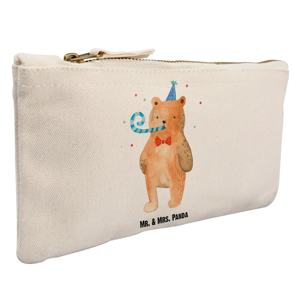 torebka na makijaż Niedźwiedź urodziny beauty tasche, aufbewahrungstasche, Etui, Kulturtasche, Kosmetikbeutel, Waschbeutel, Mäppchen, utensilientasche, Kulturbeutel, pencil case, Kosmetiktasche, aufbewahrungsbeutel, Federmappe, Schminkbeutel, kosmetiktäschchen, beauty case, Schminktäschchen, Stiftemäppchen, Waschtasche, toiletry bag, Schminktasche, Schlampermäppchen, pinsel tasche, Bär, Teddybär, Teddy, Happy Birthday, Glückwunsch, Geburtstag, Alles Gute