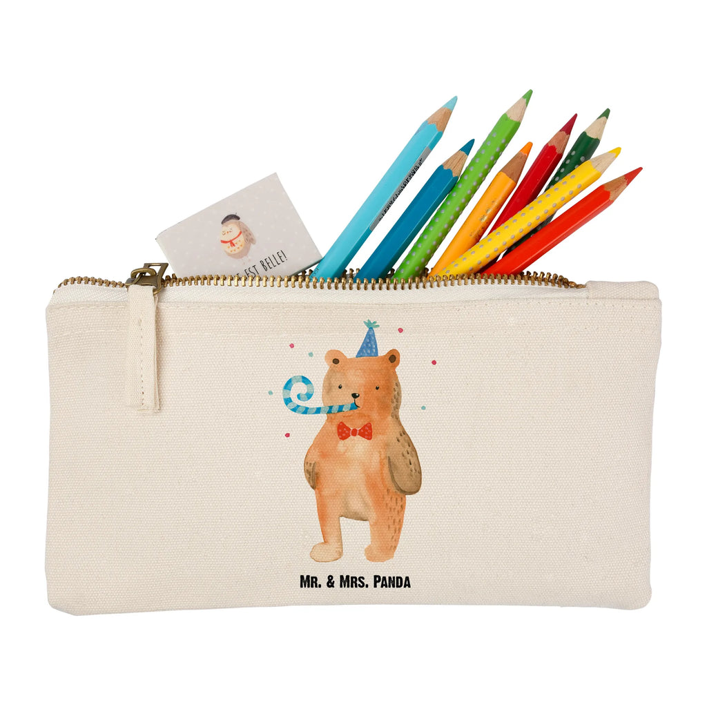 torebka na makijaż Niedźwiedź urodziny beauty tasche, aufbewahrungstasche, Etui, Kulturtasche, Kosmetikbeutel, Waschbeutel, Mäppchen, utensilientasche, Kulturbeutel, pencil case, Kosmetiktasche, aufbewahrungsbeutel, Federmappe, Schminkbeutel, kosmetiktäschchen, beauty case, Schminktäschchen, Stiftemäppchen, Waschtasche, toiletry bag, Schminktasche, Schlampermäppchen, pinsel tasche, Bär, Teddybär, Teddy, Happy Birthday, Glückwunsch, Geburtstag, Alles Gute