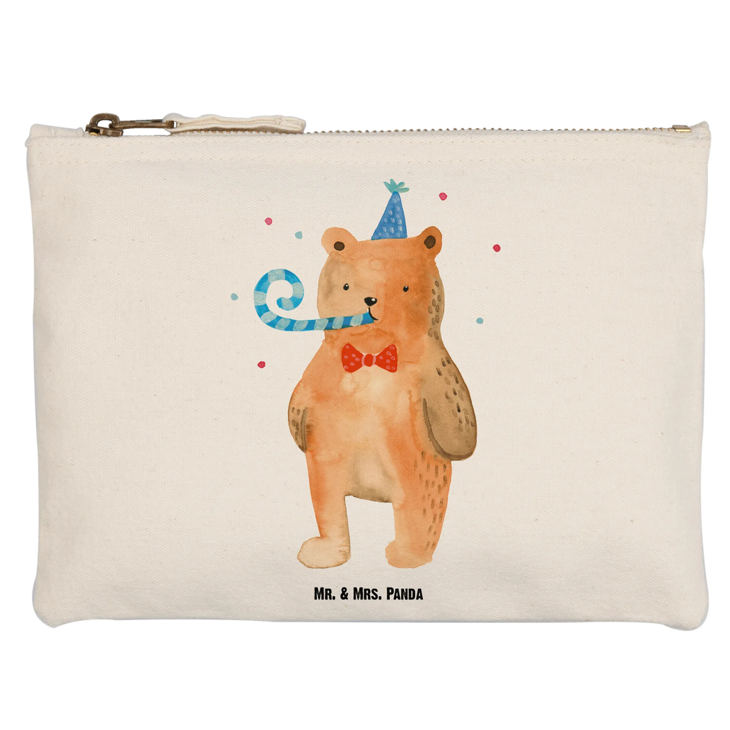 torebka na makijaż Niedźwiedź urodziny beauty tasche, aufbewahrungstasche, Etui, Kulturtasche, Kosmetikbeutel, Waschbeutel, Mäppchen, utensilientasche, Kulturbeutel, pencil case, Kosmetiktasche, aufbewahrungsbeutel, Federmappe, Schminkbeutel, kosmetiktäschchen, beauty case, Schminktäschchen, Stiftemäppchen, Waschtasche, toiletry bag, Schminktasche, Schlampermäppchen, pinsel tasche, Bär, Teddybär, Teddy, Happy Birthday, Glückwunsch, Geburtstag, Alles Gute
