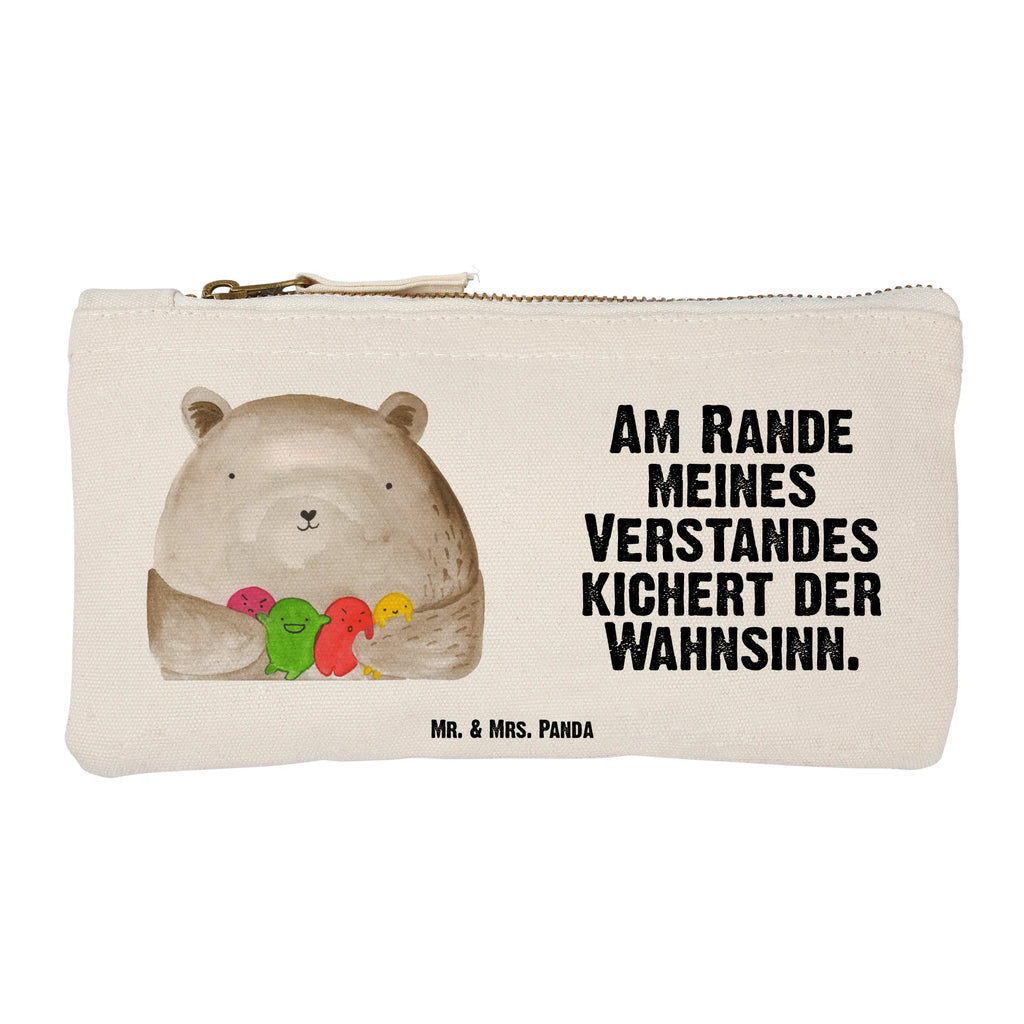 Schminktasche Bär Gefühl Waschtasche, Etui, kosmetiktäschchen, Federmappe, Stiftemäppchen, Schminktäschchen, Schminkbeutel, utensilientasche, Kosmetiktasche, Schlampermäppchen, toiletry bag, Schminktasche, Kulturtasche, beauty tasche, aufbewahrungsbeutel, beauty case, Kulturbeutel, pencil case, Kosmetikbeutel, pinsel tasche, Waschbeutel, aufbewahrungstasche, Mäppchen, Teddybär, Bär, Teddy, Wahnsinn, Verrückt, Durchgedreht