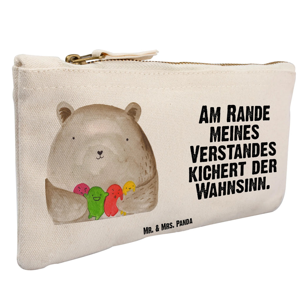 Schminktasche Bär Gefühl Waschtasche, Etui, kosmetiktäschchen, Federmappe, Stiftemäppchen, Schminktäschchen, Schminkbeutel, utensilientasche, Kosmetiktasche, Schlampermäppchen, toiletry bag, Schminktasche, Kulturtasche, beauty tasche, aufbewahrungsbeutel, beauty case, Kulturbeutel, pencil case, Kosmetikbeutel, pinsel tasche, Waschbeutel, aufbewahrungstasche, Mäppchen, Teddybär, Bär, Teddy, Wahnsinn, Verrückt, Durchgedreht