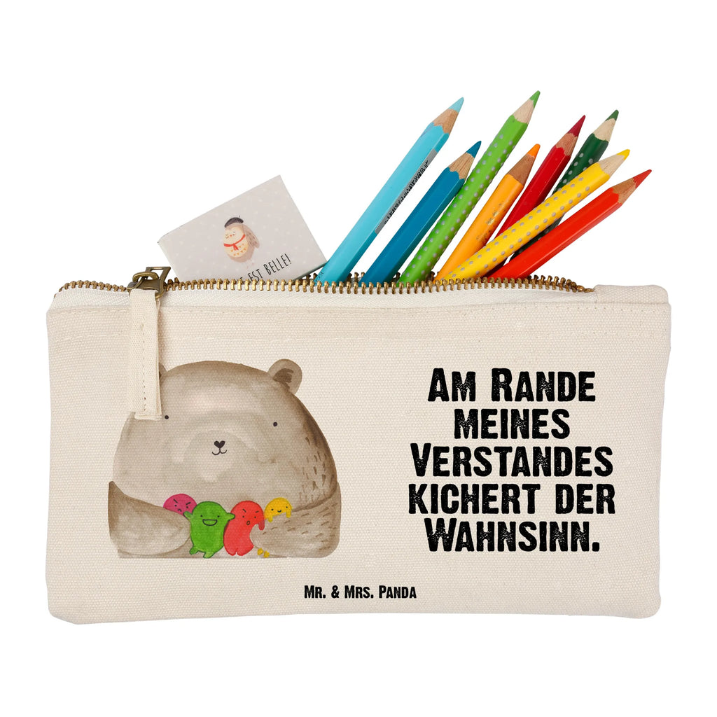 Schminktasche Bär Gefühl Waschtasche, Etui, kosmetiktäschchen, Federmappe, Stiftemäppchen, Schminktäschchen, Schminkbeutel, utensilientasche, Kosmetiktasche, Schlampermäppchen, toiletry bag, Schminktasche, Kulturtasche, beauty tasche, aufbewahrungsbeutel, beauty case, Kulturbeutel, pencil case, Kosmetikbeutel, pinsel tasche, Waschbeutel, aufbewahrungstasche, Mäppchen, Teddybär, Bär, Teddy, Wahnsinn, Verrückt, Durchgedreht