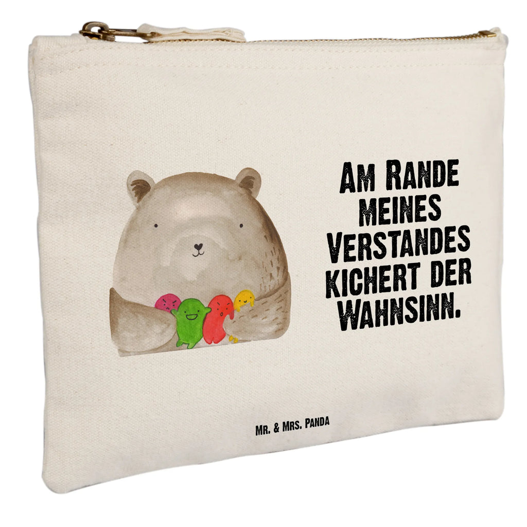 Schminktasche Bär Gefühl Waschtasche, Etui, kosmetiktäschchen, Federmappe, Stiftemäppchen, Schminktäschchen, Schminkbeutel, utensilientasche, Kosmetiktasche, Schlampermäppchen, toiletry bag, Schminktasche, Kulturtasche, beauty tasche, aufbewahrungsbeutel, beauty case, Kulturbeutel, pencil case, Kosmetikbeutel, pinsel tasche, Waschbeutel, aufbewahrungstasche, Mäppchen, Teddybär, Bär, Teddy, Wahnsinn, Verrückt, Durchgedreht