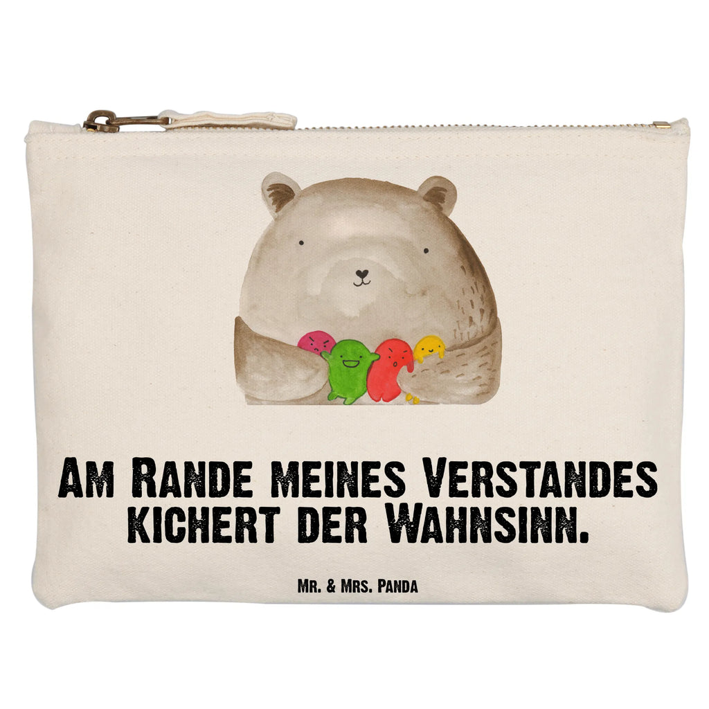 Schminktasche Bär Gefühl Waschtasche, Etui, kosmetiktäschchen, Federmappe, Stiftemäppchen, Schminktäschchen, Schminkbeutel, utensilientasche, Kosmetiktasche, Schlampermäppchen, toiletry bag, Schminktasche, Kulturtasche, beauty tasche, aufbewahrungsbeutel, beauty case, Kulturbeutel, pencil case, Kosmetikbeutel, pinsel tasche, Waschbeutel, aufbewahrungstasche, Mäppchen, Teddybär, Bär, Teddy, Wahnsinn, Verrückt, Durchgedreht
