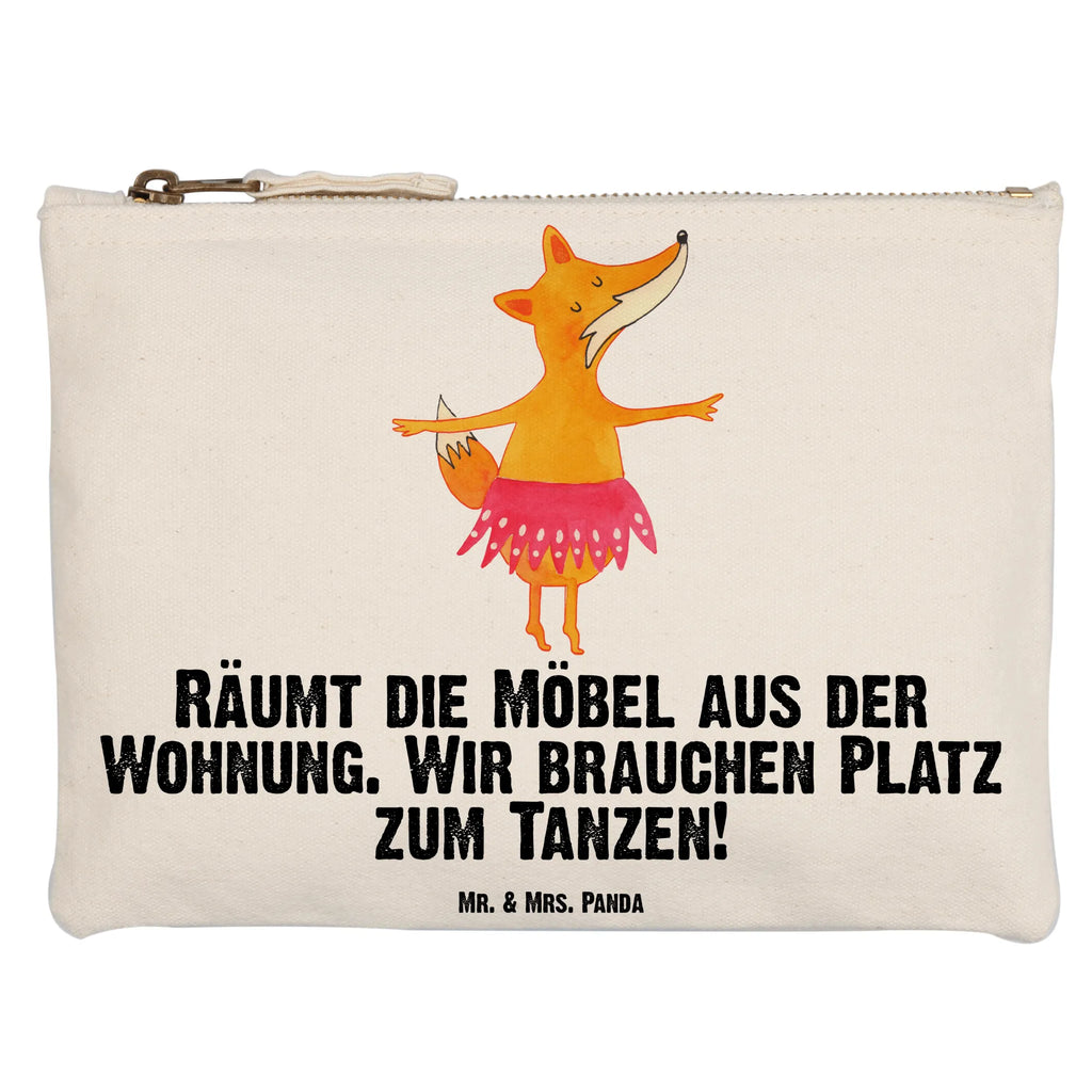 torebka na makijaż Lis baletnica Kosmetiktasche, utensilientasche, beauty case, Kulturtasche, kosmetiktäschchen, aufbewahrungsbeutel, Waschbeutel, Schminktasche, Kosmetikbeutel, Schminktäschchen, Schlampermäppchen, Waschtasche, aufbewahrungstasche, Etui, Schminkbeutel, beauty tasche, Federmappe, Mäppchen, toiletry bag, pencil case, Kulturbeutel, pinsel tasche, Stiftemäppchen, Fuchs, Tanzen, Party, Tänzerin, Ballett, Füchsin, Ballerina, Füchse, Einladung, Geburtstag, Fuchs Spruch