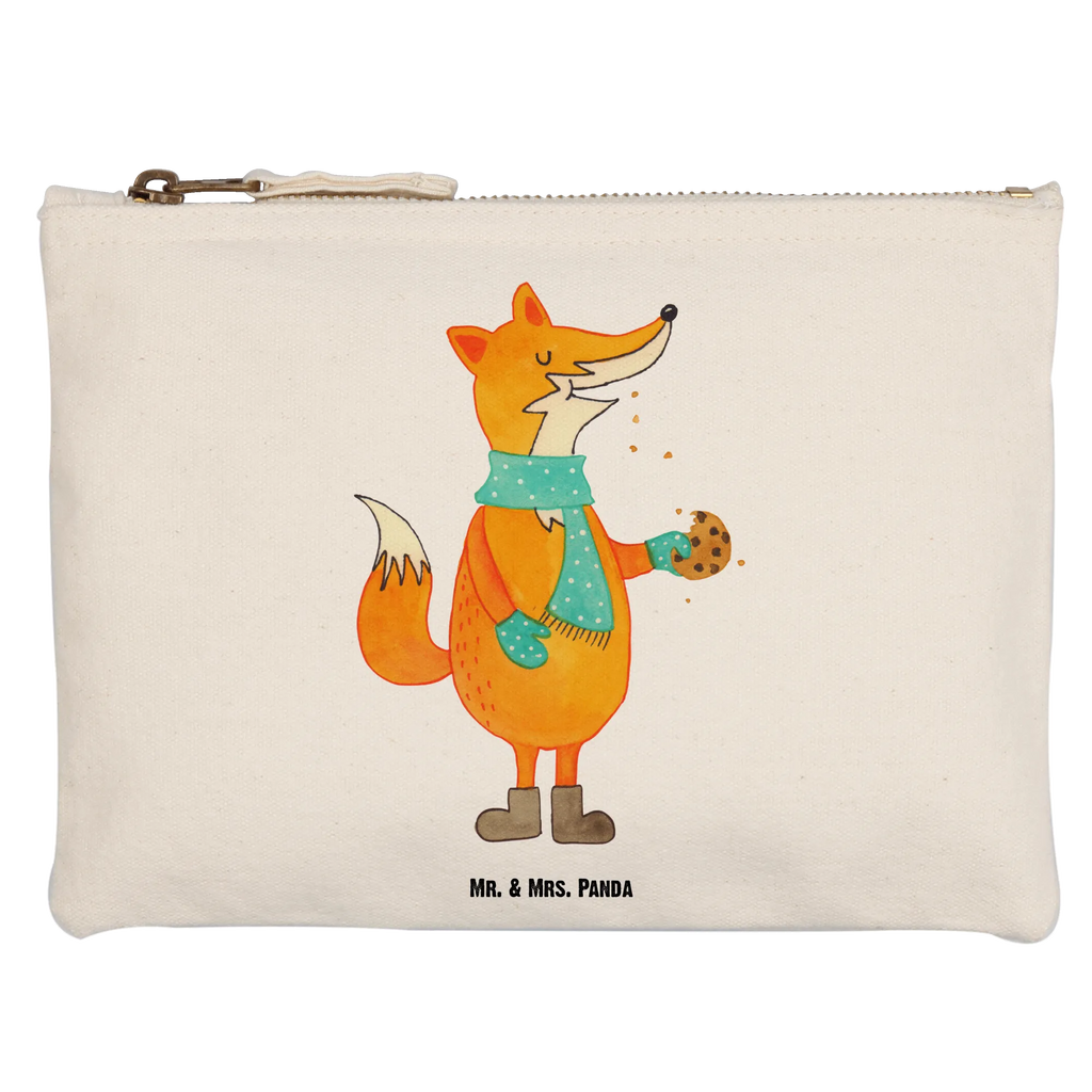 Make-up bag Fox biscuit toiletry bag, Waschtasche, Mäppchen, Kosmetikbeutel, kosmetiktäschchen, utensilientasche, Schminktasche, Schminktäschchen, Kulturbeutel, Kosmetiktasche, beauty tasche, Kulturtasche, aufbewahrungstasche, Waschbeutel, Federmappe, pencil case, Schlampermäppchen, Schminkbeutel, Etui, Stiftemäppchen, aufbewahrungsbeutel, pinsel tasche, beauty case, Fuchs, Weihnachtszeit, Füchse, Winter, Liebe, Kekse, Plätzchen, Küche Deko, Backen Spruch