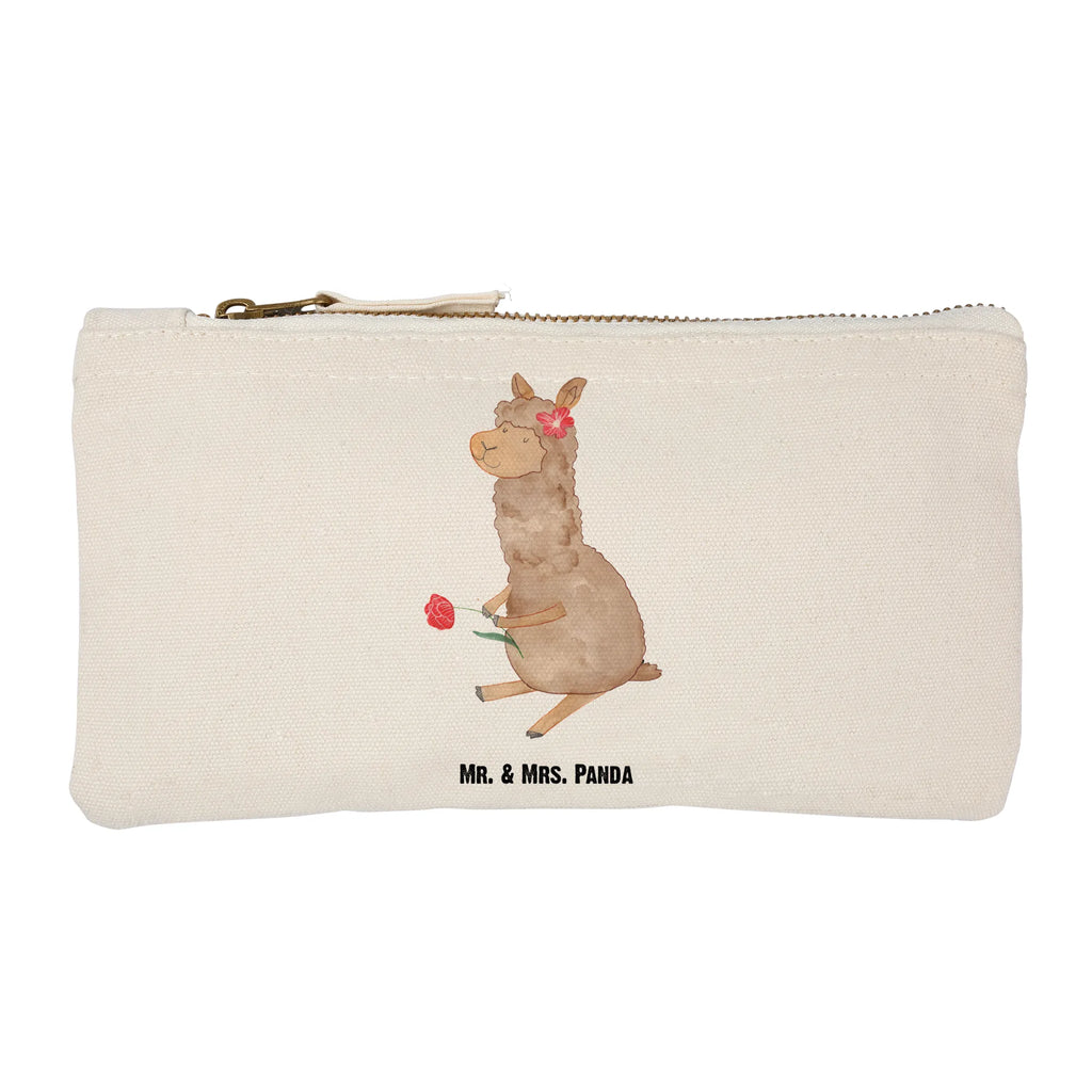 Schminktasche Alpaka Blume Kosmetikbeutel, aufbewahrungstasche, pinsel tasche, toiletry bag, Kulturtasche, pencil case, kosmetiktäschchen, utensilientasche, aufbewahrungsbeutel, Kulturbeutel, Schminktäschchen, beauty tasche, Schminkbeutel, Waschtasche, Schminktasche, Waschbeutel, Stiftemäppchen, Etui, Federmappe, beauty case, Mäppchen, Schlampermäppchen, Kosmetiktasche, Alpaka, Lama, Alpaka Geschenk, Alpaka Zitat, Alpaka Dekor, Motiv Alpaka, Alpaka Dekoration, Alpaka Witz, Blume, Alpaka Spruch, Lamas