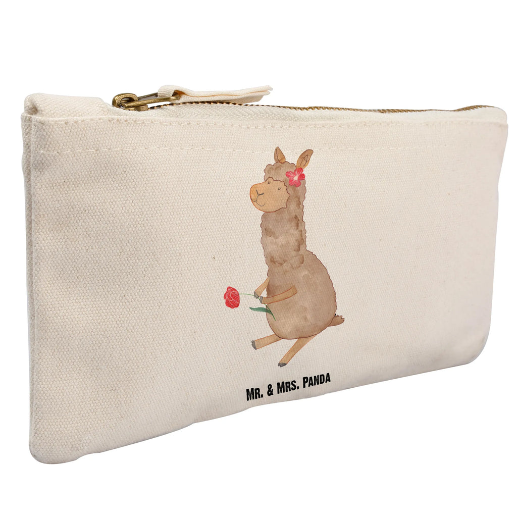 Schminktasche Alpaka Blume Kosmetikbeutel, aufbewahrungstasche, pinsel tasche, toiletry bag, Kulturtasche, pencil case, kosmetiktäschchen, utensilientasche, aufbewahrungsbeutel, Kulturbeutel, Schminktäschchen, beauty tasche, Schminkbeutel, Waschtasche, Schminktasche, Waschbeutel, Stiftemäppchen, Etui, Federmappe, beauty case, Mäppchen, Schlampermäppchen, Kosmetiktasche, Alpaka, Lama, Alpaka Geschenk, Alpaka Zitat, Alpaka Dekor, Motiv Alpaka, Alpaka Dekoration, Alpaka Witz, Blume, Alpaka Spruch, Lamas