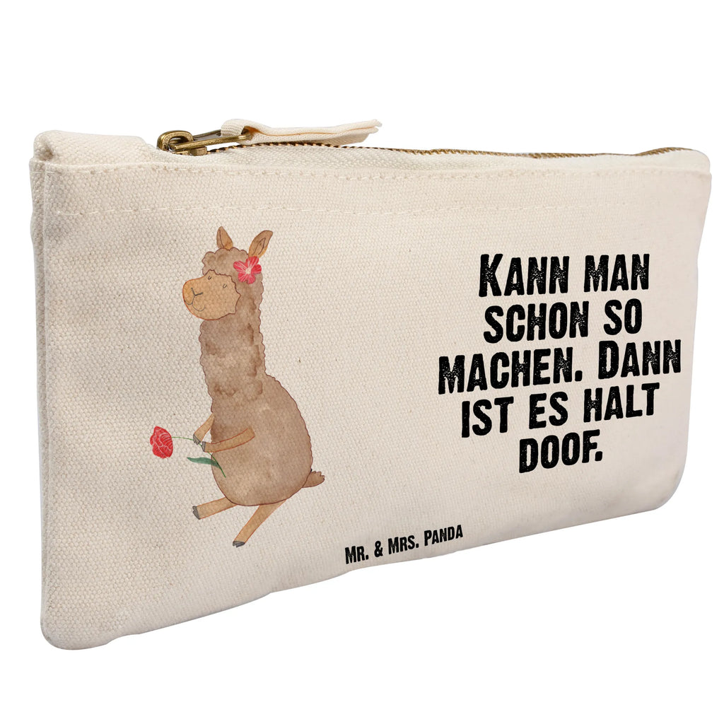 Schminktasche Alpaka Blume Kosmetikbeutel, aufbewahrungstasche, pinsel tasche, toiletry bag, Kulturtasche, pencil case, kosmetiktäschchen, utensilientasche, aufbewahrungsbeutel, Kulturbeutel, Schminktäschchen, beauty tasche, Schminkbeutel, Waschtasche, Schminktasche, Waschbeutel, Stiftemäppchen, Etui, Federmappe, beauty case, Mäppchen, Schlampermäppchen, Kosmetiktasche, Alpaka, Lama, Alpaka Geschenk, Alpaka Zitat, Alpaka Dekor, Motiv Alpaka, Alpaka Dekoration, Alpaka Witz, Blume, Alpaka Spruch, Lamas