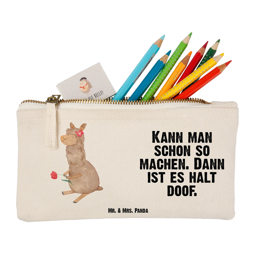 Schminktasche Alpaka Blume Kosmetikbeutel, aufbewahrungstasche, pinsel tasche, toiletry bag, Kulturtasche, pencil case, kosmetiktäschchen, utensilientasche, aufbewahrungsbeutel, Kulturbeutel, Schminktäschchen, beauty tasche, Schminkbeutel, Waschtasche, Schminktasche, Waschbeutel, Stiftemäppchen, Etui, Federmappe, beauty case, Mäppchen, Schlampermäppchen, Kosmetiktasche, Alpaka, Lama, Alpaka Geschenk, Alpaka Zitat, Alpaka Dekor, Motiv Alpaka, Alpaka Dekoration, Alpaka Witz, Blume, Alpaka Spruch, Lamas