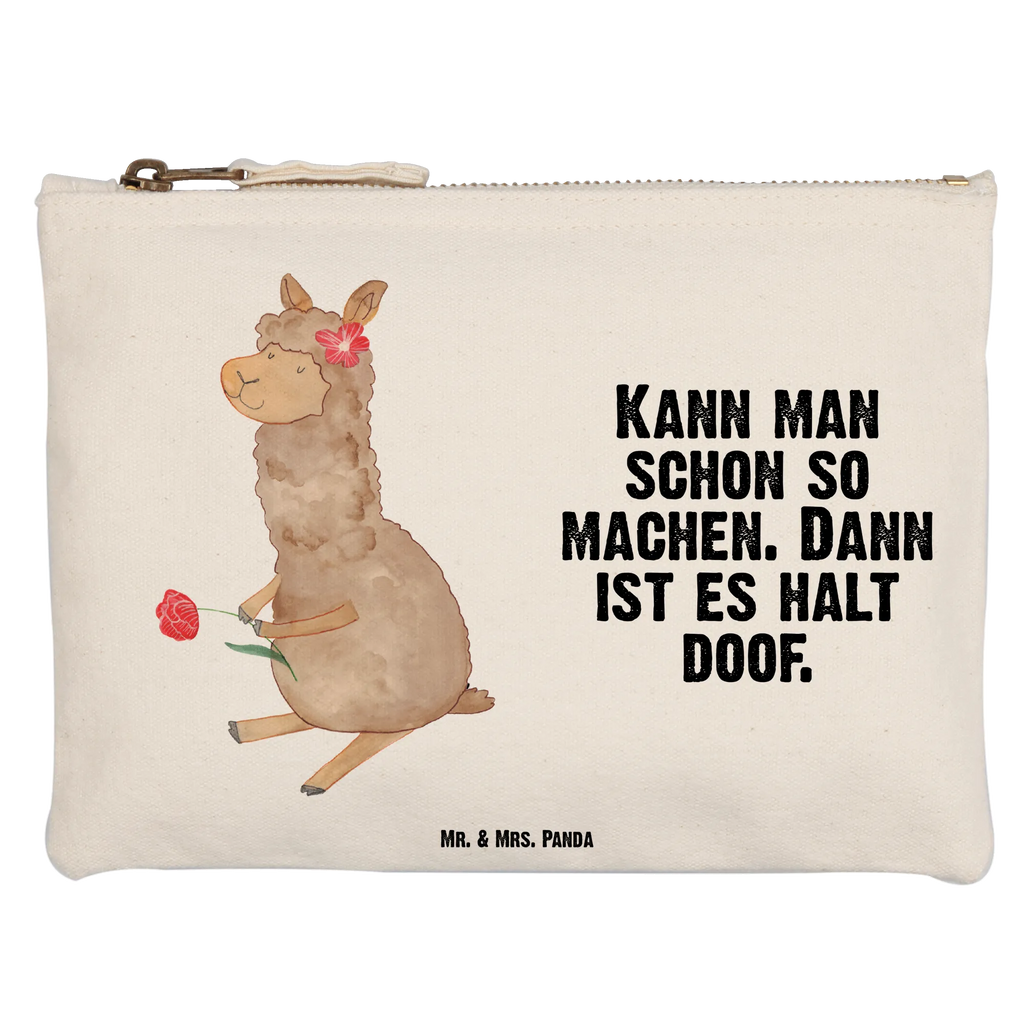 Schminktasche Alpaka Blume Kosmetikbeutel, aufbewahrungstasche, pinsel tasche, toiletry bag, Kulturtasche, pencil case, kosmetiktäschchen, utensilientasche, aufbewahrungsbeutel, Kulturbeutel, Schminktäschchen, beauty tasche, Schminkbeutel, Waschtasche, Schminktasche, Waschbeutel, Stiftemäppchen, Etui, Federmappe, beauty case, Mäppchen, Schlampermäppchen, Kosmetiktasche, Alpaka, Lama, Alpaka Geschenk, Alpaka Zitat, Alpaka Dekor, Motiv Alpaka, Alpaka Dekoration, Alpaka Witz, Blume, Alpaka Spruch, Lamas