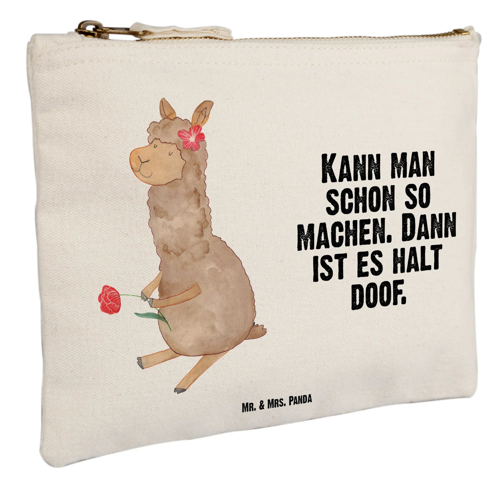 Schminktasche Alpaka Blume Kosmetikbeutel, aufbewahrungstasche, pinsel tasche, toiletry bag, Kulturtasche, pencil case, kosmetiktäschchen, utensilientasche, aufbewahrungsbeutel, Kulturbeutel, Schminktäschchen, beauty tasche, Schminkbeutel, Waschtasche, Schminktasche, Waschbeutel, Stiftemäppchen, Etui, Federmappe, beauty case, Mäppchen, Schlampermäppchen, Kosmetiktasche, Alpaka, Lama, Alpaka Geschenk, Alpaka Zitat, Alpaka Dekor, Motiv Alpaka, Alpaka Dekoration, Alpaka Witz, Blume, Alpaka Spruch, Lamas
