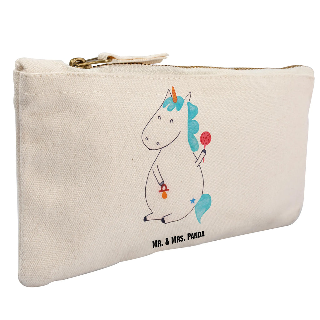 Schminktasche Einhorn Baby kosmetiktäschchen, Kulturtasche, Waschbeutel, Etui, pencil case, Schminkbeutel, Waschtasche, beauty case, aufbewahrungsbeutel, Schminktasche, beauty tasche, Stiftemäppchen, Kulturbeutel, utensilientasche, toiletry bag, Mäppchen, Schlampermäppchen, aufbewahrungstasche, pinsel tasche, Kosmetiktasche, Kosmetikbeutel, Federmappe, Schminktäschchen, Einhörner, Unicorn, Einhorn, Einhorn Deko, Babyglück, Geburtstag, Nachwuchs, Schnuller, Kind, Baby, Geburt, Mutter, Erstes Kind, Eltern, Party