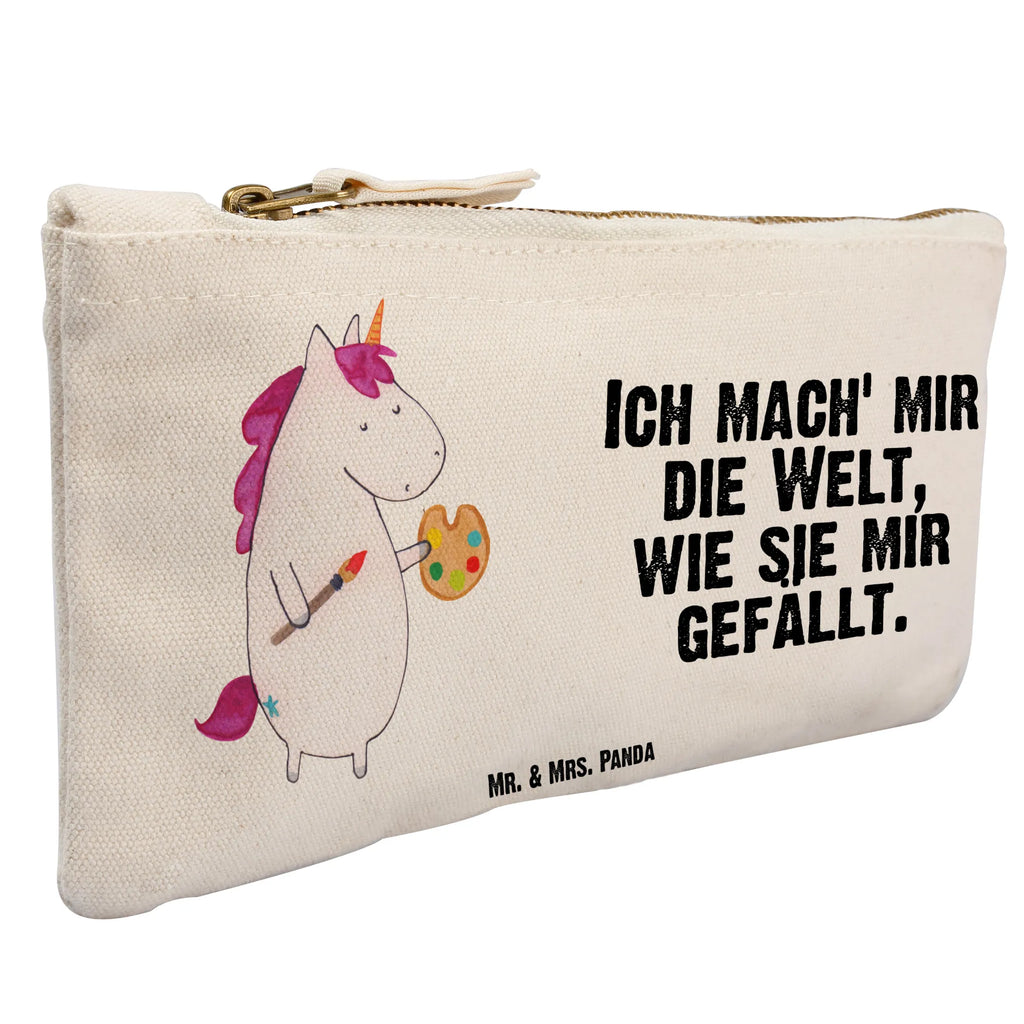 torebka na makijaż Jednorożec Artysta toiletry bag, Kulturbeutel, aufbewahrungsbeutel, kosmetiktäschchen, beauty case, Kosmetikbeutel, Kosmetiktasche, Schminktäschchen, Waschtasche, Stiftemäppchen, utensilientasche, pinsel tasche, Schminktasche, Kulturtasche, pencil case, Mäppchen, Schlampermäppchen, beauty tasche, Etui, Federmappe, aufbewahrungstasche, Schminkbeutel, Waschbeutel, Einhörner, Unicorn, Einhorn, Einhorn Deko, Pinsel, Stift, Künstler, Maler, Englisch, Welt, Geschenk, Farbe, Zeichnen, Malen, Artist
