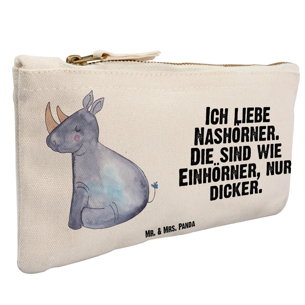 torebka na makijaż Jednorożec Nosorożec pinsel tasche, pencil case, Waschbeutel, beauty case, Kulturtasche, Mäppchen, Federmappe, kosmetiktäschchen, Waschtasche, Schlampermäppchen, aufbewahrungsbeutel, Schminkbeutel, Etui, Kulturbeutel, Schminktäschchen, aufbewahrungstasche, utensilientasche, toiletry bag, Kosmetiktasche, Schminktasche, Stiftemäppchen, beauty tasche, Kosmetikbeutel, Einhörner, Unicorn, Einhorn, Einhorn Deko, Erwachsenwerden, Glitzer, Einhornpower, Nashörner, Zoo, Regenbogen, Nashorn, Witzig, Lustig