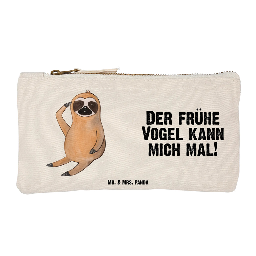 Schminktasche Faultier Vogel toiletry bag, beauty tasche, pinsel tasche, pencil case, utensilientasche, Waschtasche, Kulturbeutel, Kosmetiktasche, Federmappe, aufbewahrungsbeutel, Etui, aufbewahrungstasche, Schminktäschchen, Schminkbeutel, Kosmetikbeutel, Schminktasche, kosmetiktäschchen, Stiftemäppchen, Schlampermäppchen, Mäppchen, Kulturtasche, Waschbeutel, beauty case, Faultier, Faultier Geschenk, Faultier Deko, Faultierwelt, faul, Der Frühe Vogel, Lieblingstier, Spinner, Morgenmuffel, Früher Vogel, Frühaufsteher, Vogel, Faultiere