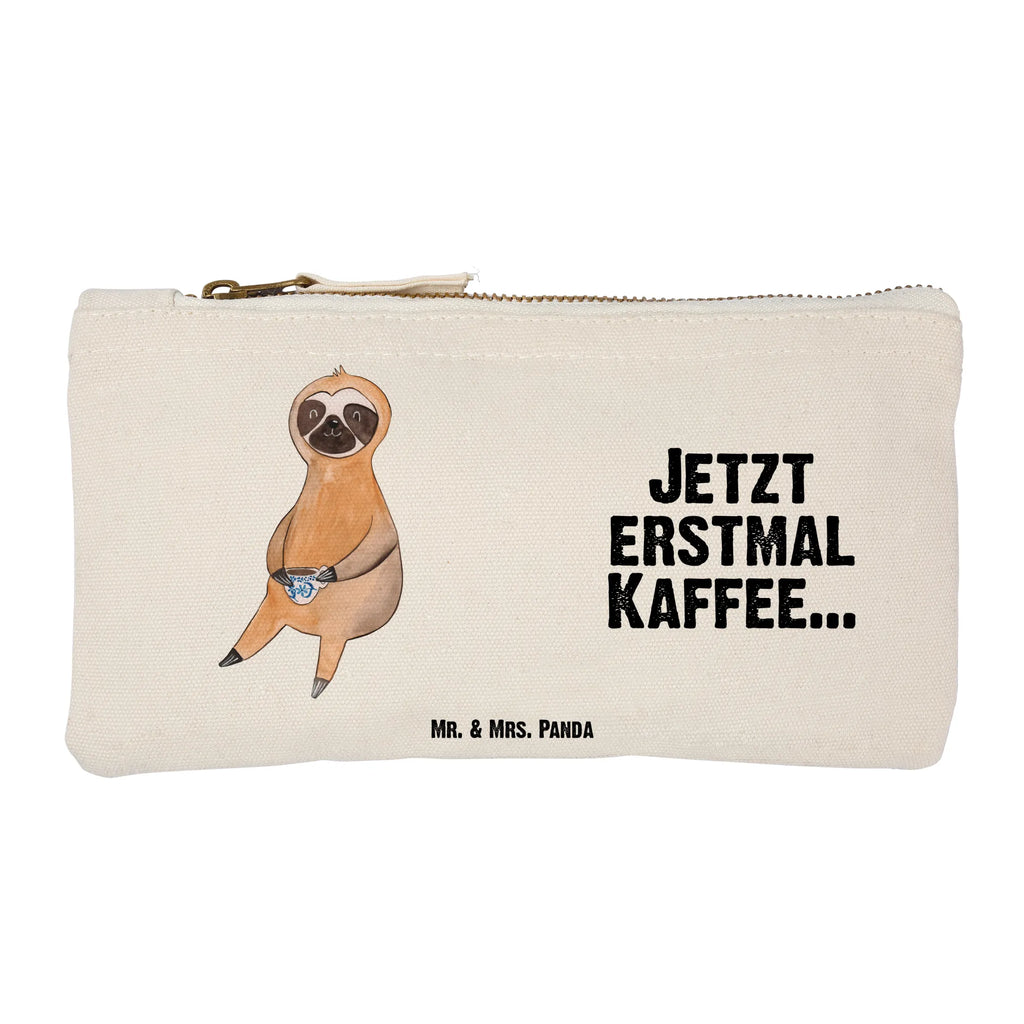 torebka na makijaż Leniwiec kawa beauty tasche, Schminkbeutel, Federmappe, Schminktäschchen, pinsel tasche, beauty case, utensilientasche, pencil case, Waschbeutel, Kulturtasche, Etui, Schminktasche, Kosmetiktasche, Mäppchen, Schlampermäppchen, Kulturbeutel, aufbewahrungsbeutel, toiletry bag, aufbewahrungstasche, Kosmetikbeutel, kosmetiktäschchen, Stiftemäppchen, Waschtasche, Faultier, Faultier Geschenk, Faultier Deko, Faultiere, Kaffee, Erster Kaffee, Morgenmuffel, Kaffeegetränk, Frühaufsteher, Genießer, faul, Kaffeetasse, Coffee, Lieblingstier
