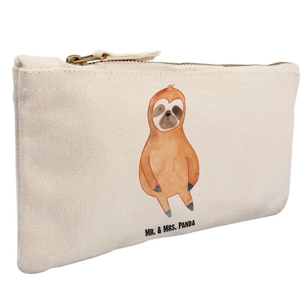 Make-up bag sloth Satisfied Schminkbeutel, beauty case, Kulturbeutel, Kulturtasche, Mäppchen, Etui, pinsel tasche, aufbewahrungstasche, Federmappe, Waschtasche, Schminktäschchen, Kosmetikbeutel, Schlampermäppchen, beauty tasche, kosmetiktäschchen, pencil case, Waschbeutel, Stiftemäppchen, Schminktasche, Kosmetiktasche, utensilientasche, toiletry bag, aufbewahrungsbeutel, Faultier, Faultier Geschenk, Faultier Deko, Gelassenheit, Lieblingstier, faul, Faultiere, Frieden, Zufrieden, Pause, glücklich, Happy, Zufriedenheit, Relaxen, Glück, Ruhe