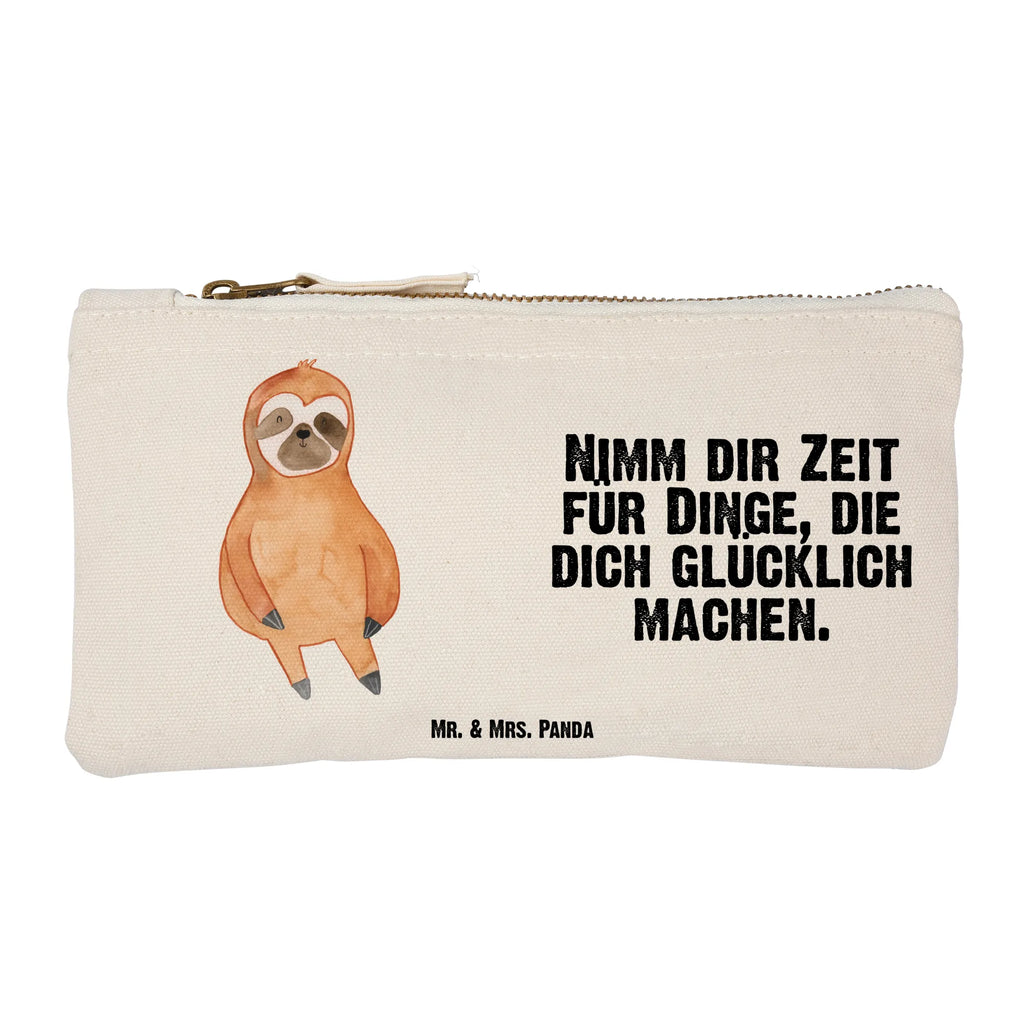 Make-up bag sloth Satisfied Schminkbeutel, beauty case, Kulturbeutel, Kulturtasche, Mäppchen, Etui, pinsel tasche, aufbewahrungstasche, Federmappe, Waschtasche, Schminktäschchen, Kosmetikbeutel, Schlampermäppchen, beauty tasche, kosmetiktäschchen, pencil case, Waschbeutel, Stiftemäppchen, Schminktasche, Kosmetiktasche, utensilientasche, toiletry bag, aufbewahrungsbeutel, Faultier, Faultier Geschenk, Faultier Deko, Gelassenheit, Lieblingstier, faul, Faultiere, Frieden, Zufrieden, Pause, glücklich, Happy, Zufriedenheit, Relaxen, Glück, Ruhe