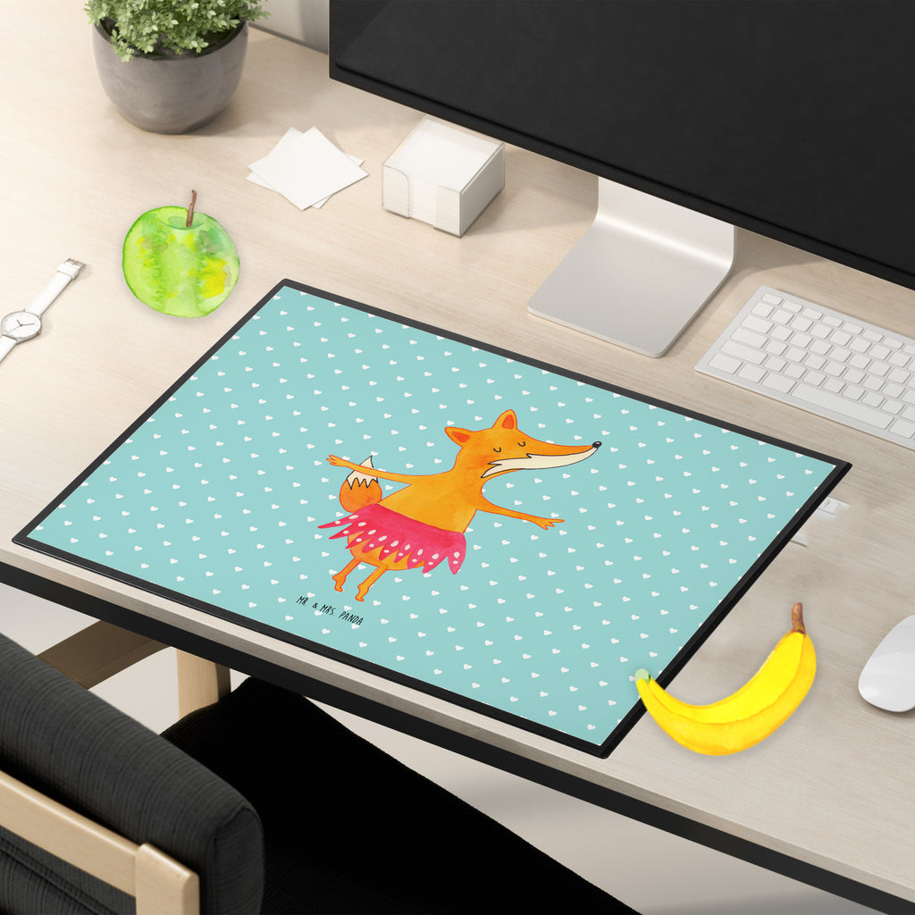 Schreibtischunterlage Fuchs Ballerina Schreibtisch Unterlagen, Schreibwaren, Schreibtischauflage, Bürobedarf, Schreibunterlage, Büroartikel, Schreibtischunterlage Groß, Fuchs, Party, Füchsin, Tanzen, Tänzerin, Füchse, Ballerina, Einladung, Fuchs Spruch, Ballett, Geburtstag