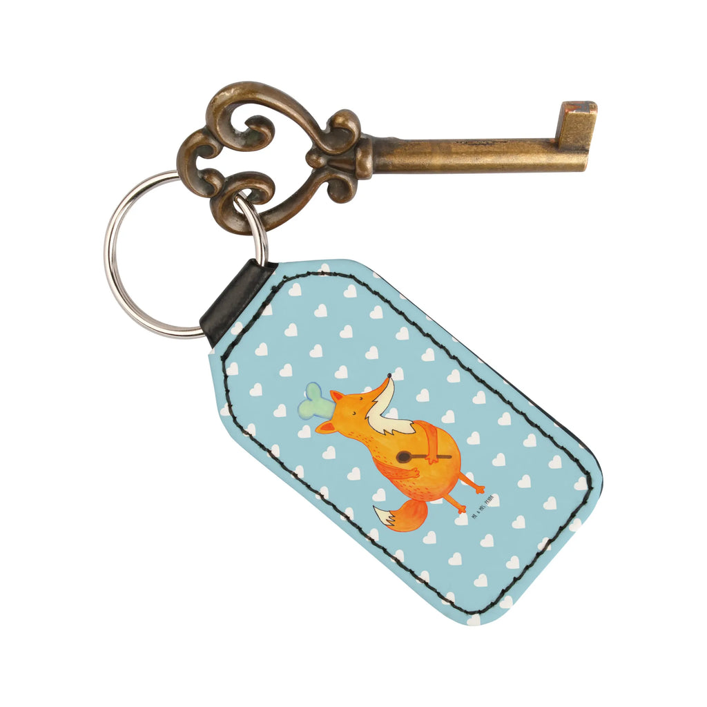 Rectangular key ring Fox A cook lucky charm, keychain, pendant, key ring, bag pendant, fox, foxes, forest wildlife, clever as a fox, animal lover, Cook gift, Slogan funny, funny, Fox, Party slogan, Baker, Kitchen decoration, Kitchen slogan, Chefs
