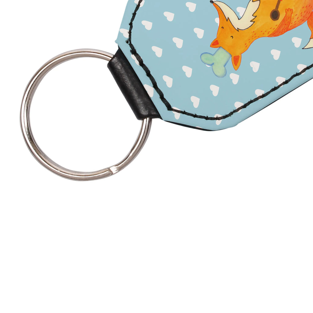 Rectangular key ring Fox A cook lucky charm, keychain, pendant, key ring, bag pendant, fox, foxes, forest wildlife, clever as a fox, animal lover, Cook gift, Slogan funny, funny, Fox, Party slogan, Baker, Kitchen decoration, Kitchen slogan, Chefs