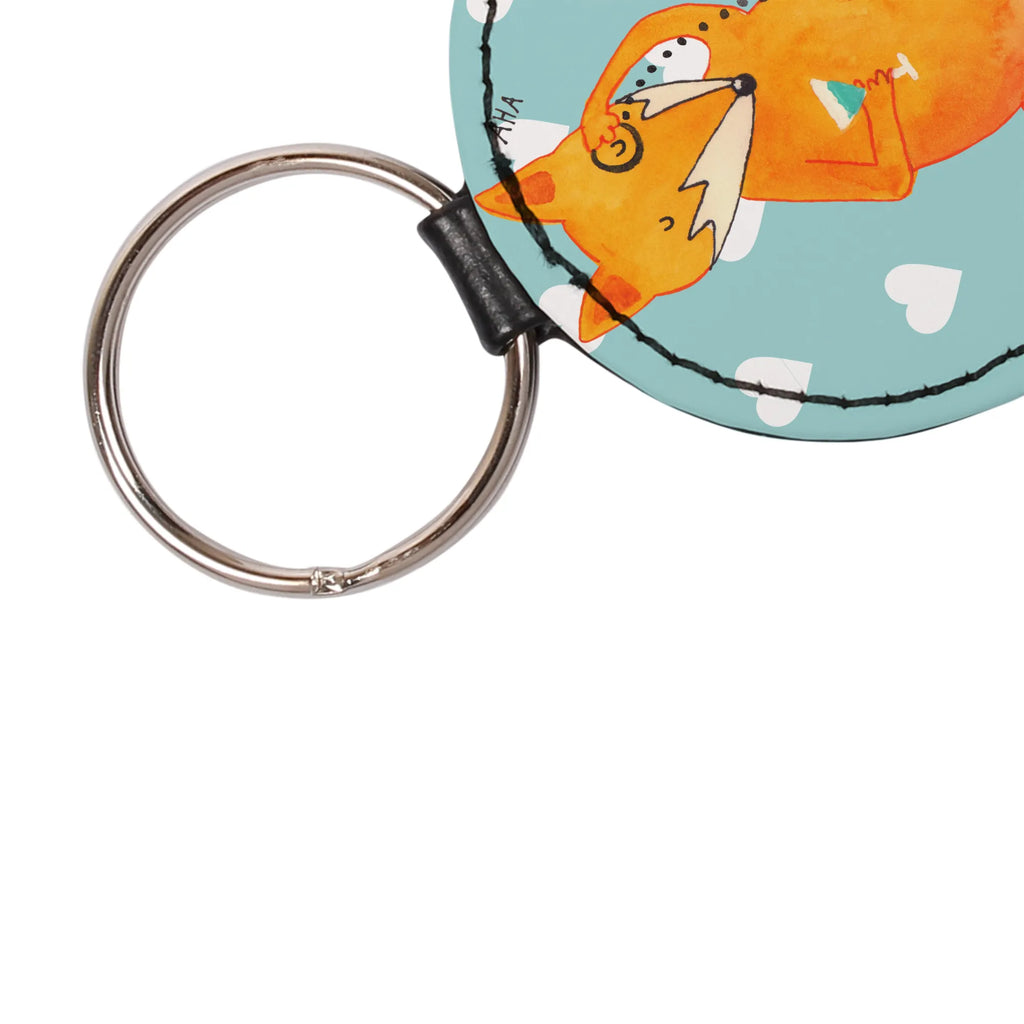 Round key ring Fox lord key ring, bag pendant, keychain, lucky charm, pendant, fox, foxes, forest wildlife, clever as a fox, animal lover, lovesickness gift, problem solving, saying funny, motivation saying, words of consolation