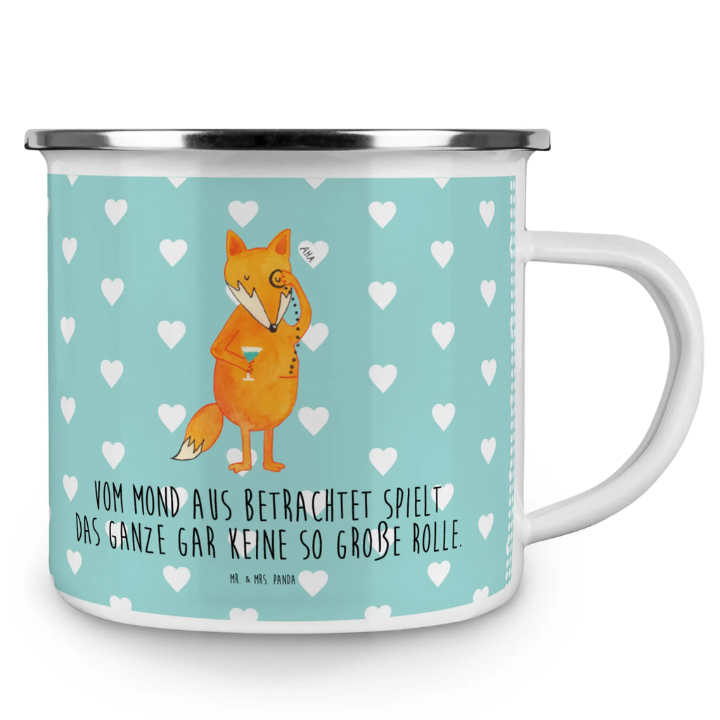 Kempingowy kubek emaliowany lis Pan Lis