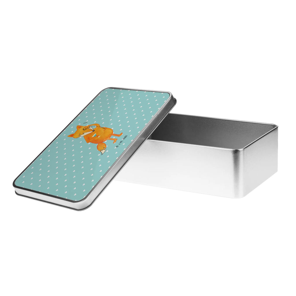 Metal tin Fox lord storage tin, storage box, aluminium tin, Tin can, tin box, container, metal box, cookie tin, tins, lunch box, lock-up box, fox, foxes, forest wildlife, clever as a fox, animal lover, motivation saying, words of consolation, problem solving, saying funny, lovesickness gift