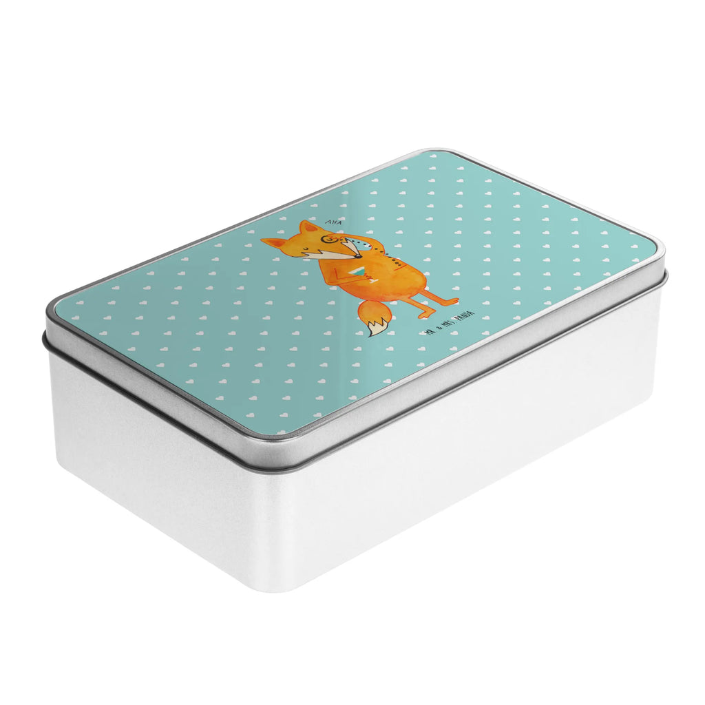 Metal tin Fox lord storage tin, storage box, aluminium tin, Tin can, tin box, container, metal box, cookie tin, tins, lunch box, lock-up box, fox, foxes, forest wildlife, clever as a fox, animal lover, motivation saying, words of consolation, problem solving, saying funny, lovesickness gift