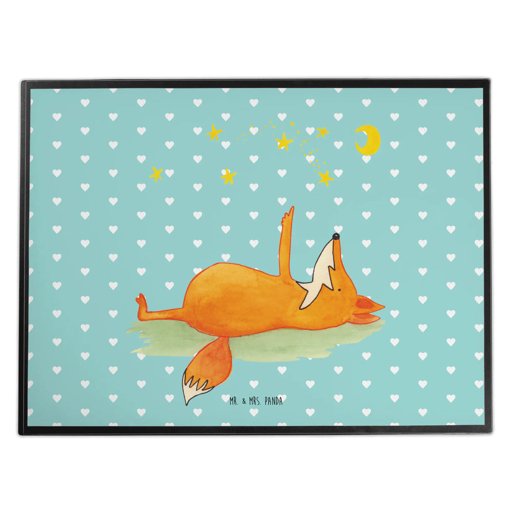 Schreibtischunterlage Fuchs Sterne Büroartikel, Schreibtischunterlage Groß, Schreibunterlage, Schreibtischauflage, Bürobedarf, Schreibtisch Unterlagen, Schreibwaren, Fuchs, Spruch positiv, Always Look on the Bright Side of Life, Füchse, tröstende Worte, Romantik, Spruch schön