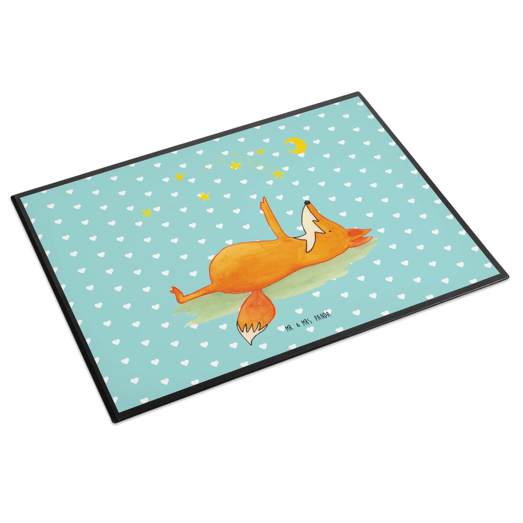 Schreibtischunterlage Fuchs Sterne Büroartikel, Schreibtischunterlage Groß, Schreibunterlage, Schreibtischauflage, Bürobedarf, Schreibtisch Unterlagen, Schreibwaren, Fuchs, Spruch positiv, Always Look on the Bright Side of Life, Füchse, tröstende Worte, Romantik, Spruch schön