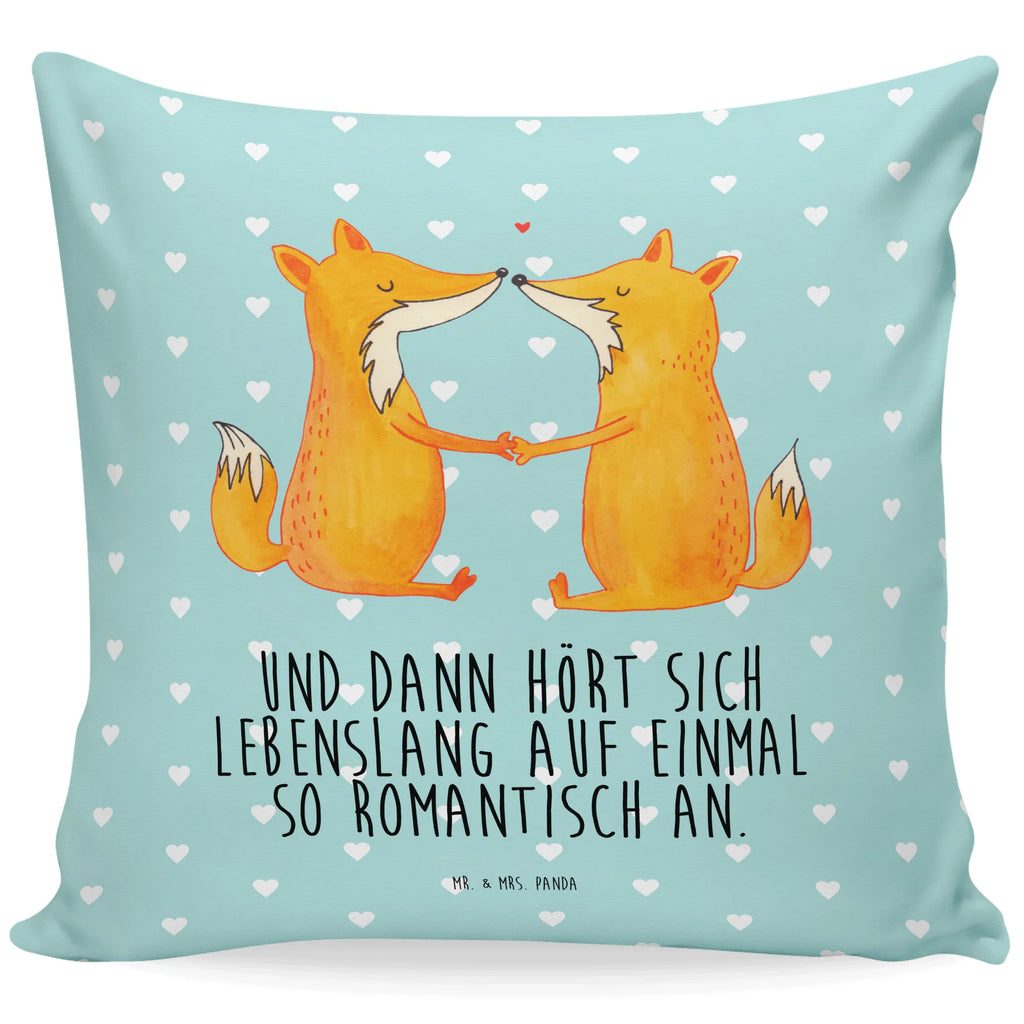 Cushion foxes Love pillow case, Pillow, bedroom, fluffy, 40x40, pillows, settee, couch, sofa, soft, cushion, 40 x 40, bed, pad, fox, foxes, forest wildlife, clever as a fox, animal lover, fiancée, lovers, couple, proof of love, husband, wife, love, girlfriend, partner, marriage, boyfriend