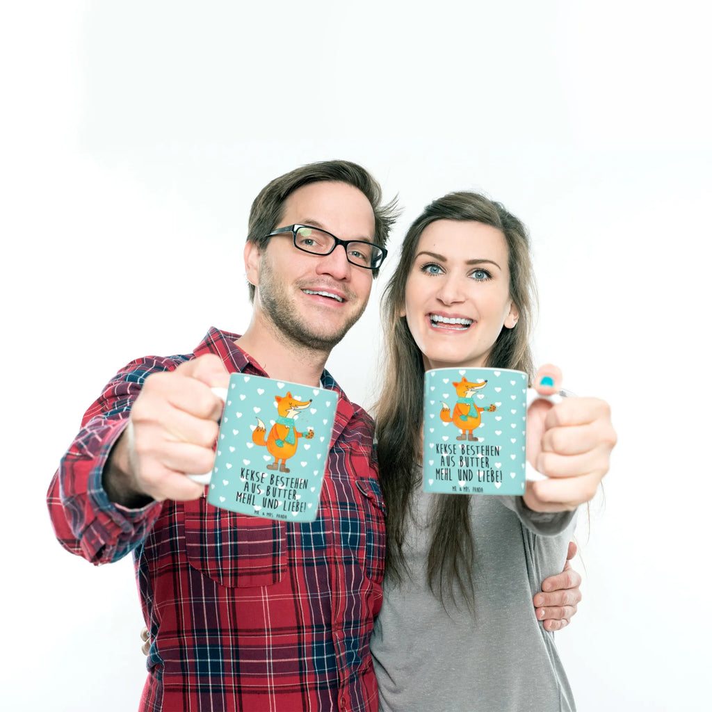 Tasse Fuchs Keks Tasse, Keramiktasse, Bürotasse, Geschenktasse, Tasse mit Zitaten, Tasse mit Motiven, Porzellantasse, Kaffeetasse, Teetasse, Fuchs, Kekse, Weihnachtszeit, Plätzchen, Liebe, Küche Deko, Winter, Füchse, Backen Spruch