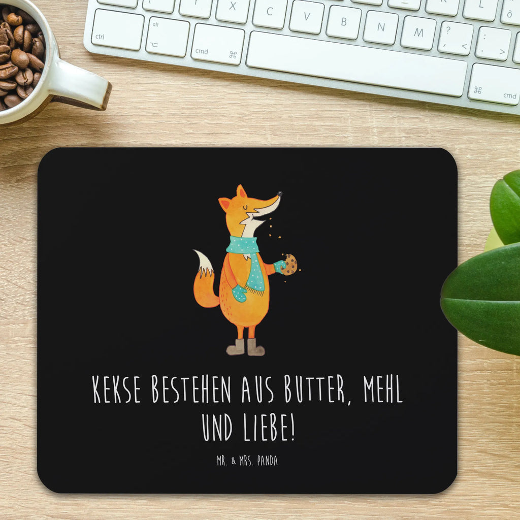 Mouse mat Fox biscuit Study, Motif, Office, PC, fun, mousepad, Pad, Mouse, Student, saying, Gift, Work, Mouse Pad, Print, fox, foxes, forest wildlife, clever as a fox, animal lover, cookies, christmas present, love, christmas time, kitchen decoration, winter, baking saying