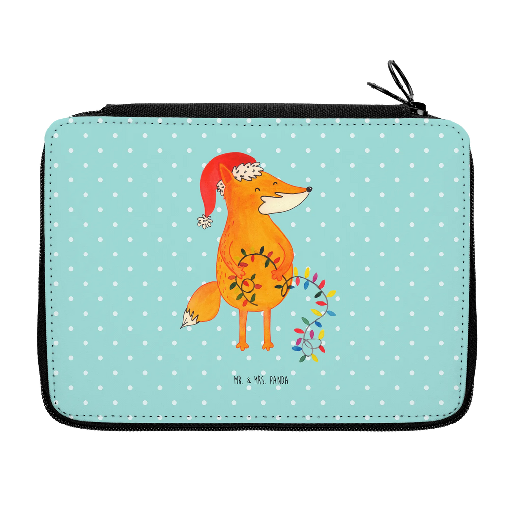 Piórnik lis Boże Narodzenie Stifterolle, Stifte Etui, Federmappe, Büro Stifte Etui, Stiftetasche, Federmappe Einschulung, Motiv, Grundschule, Kind, Schülerin, Schüler, Schule, Federmäppchen, Bestückte Federmappe, Geschenk, Kinder Federmappe, Federmäppchen bedruckt, Einschulung, Winter, Weihnachten, Weihnachtsdeko, Nikolaus, Advent, Heiligabend, Wintermotiv, Weihnachtszeit, Füchse, Fuchs, Geschenk Weihnachten, Weihnachtsmann, Spruch schön