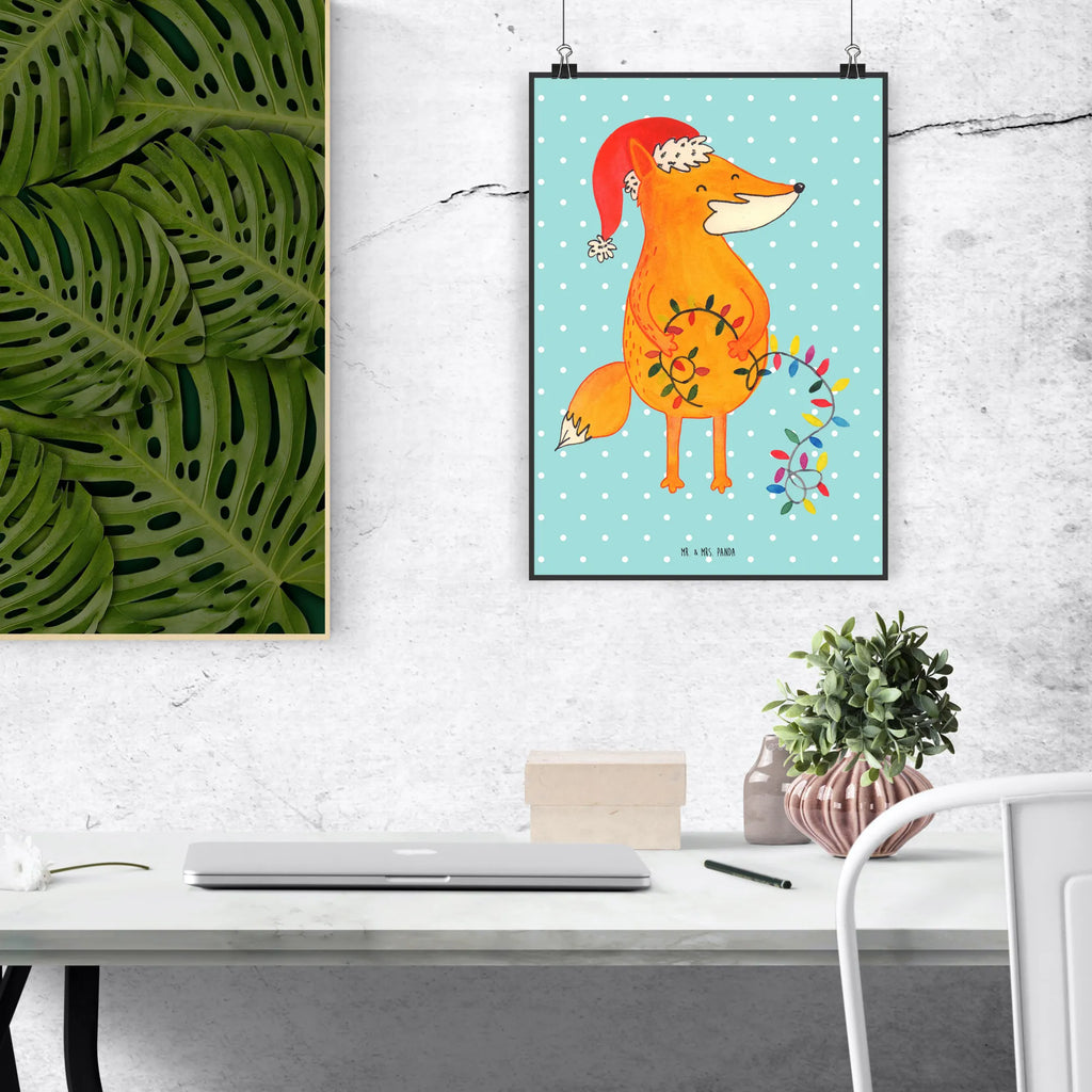 Poster Fuchs Weihnachten Posterdruck, Wandposter, grafikposter, wanddeko, Poster, Wandschmuck, wanddruck, wandkunst, kunstdruck poster, Wanddekoration, Deko Bild, Wandbild, Plakat, kunstposter, Designposter, drucke, Kunstdruck, Bild, Bild für Wand, Mr. & Mrs. Panda Poster, Wanddeko Bild, kunst für die wand, Wintermotiv, Heiligabend, Advent, Nikolaus, Weihnachtsdeko, Winter, Weihnachten, Weihnachtszeit, Füchse, Spruch schön, Geschenk Weihnachten, Fuchs, Weihnachtsmann