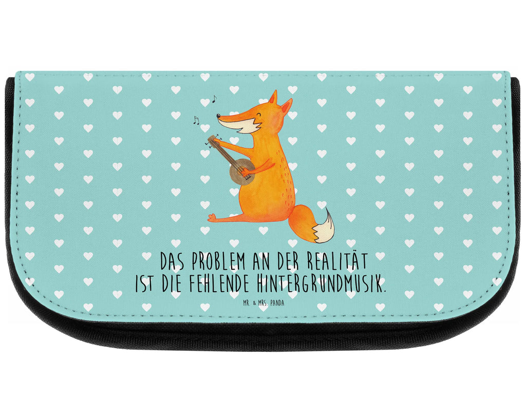 Kosmetyczka Lis gitara beauty tasche, Necessaire, toilettenbeutel, beauty case, reiseschminktasche, Waschbeutel, Schminktäschchen, Schminktasche, zubehörtasche, utensilientasche, hygiene tasche, Waschtasche, Make-Up Bag, Organizer Tasche, Kulturbeutel, kosmetiktäschchen, bad tasche, Beautybag, Reisenecessaires, Schminkbeutel, kosmetik beutel, Beauty Bag, kulturtäschchen, Kulturtasche, kleines Täschchen, Toilettentasche, reise kosmetiktasche, Kosmetiktasche, Fuchs, Geschenk Musiker, Musikerin, Sängerin, Füchse, Gitarre, Musik Spruch, Sänger