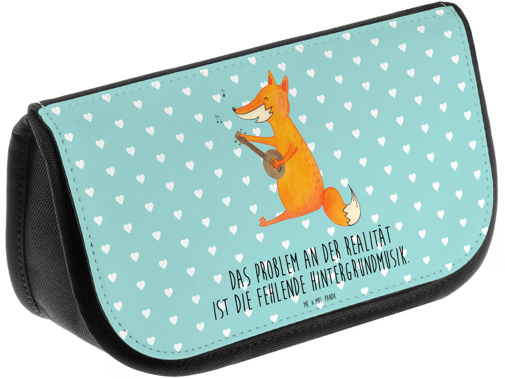 Kosmetyczka Lis gitara beauty tasche, Necessaire, toilettenbeutel, beauty case, reiseschminktasche, Waschbeutel, Schminktäschchen, Schminktasche, zubehörtasche, utensilientasche, hygiene tasche, Waschtasche, Make-Up Bag, Organizer Tasche, Kulturbeutel, kosmetiktäschchen, bad tasche, Beautybag, Reisenecessaires, Schminkbeutel, kosmetik beutel, Beauty Bag, kulturtäschchen, Kulturtasche, kleines Täschchen, Toilettentasche, reise kosmetiktasche, Kosmetiktasche, Fuchs, Geschenk Musiker, Musikerin, Sängerin, Füchse, Gitarre, Musik Spruch, Sänger