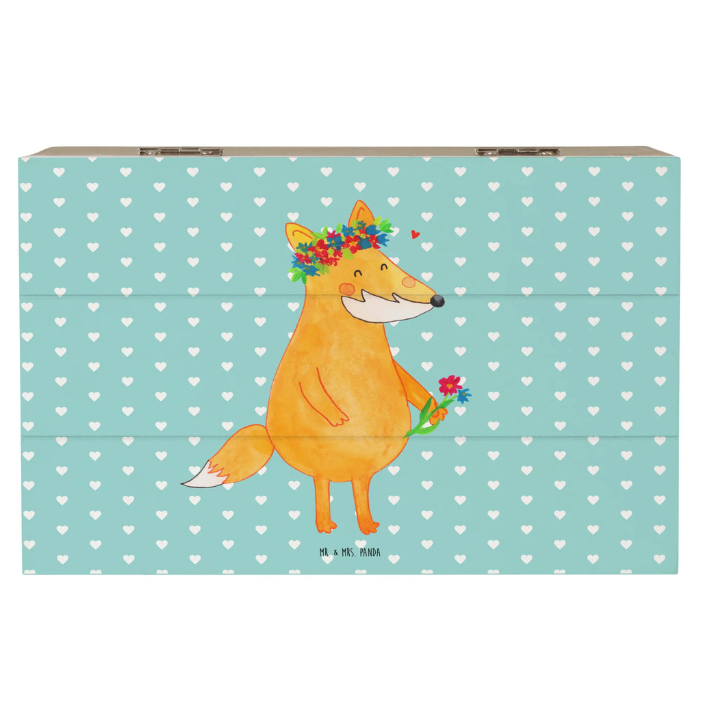 Wooden chest Fox Flower Truhe, Schatulle, Geschenkdose, Kiste, Erinnerungsbox, Erinnerungskiste, Schatzkiste, XXL, Aufbewahrungsbox, Geschenkbox, Holzkiste, Dekokiste, Fuchs, Blumenmädchen, Freundinnen, Liebesbeweis, mich, Freundin, Blumen, Fox, ich, Liebe, Freude, Fuchsmädchen, Blume, Selbstliebe, Füchse, Motivation