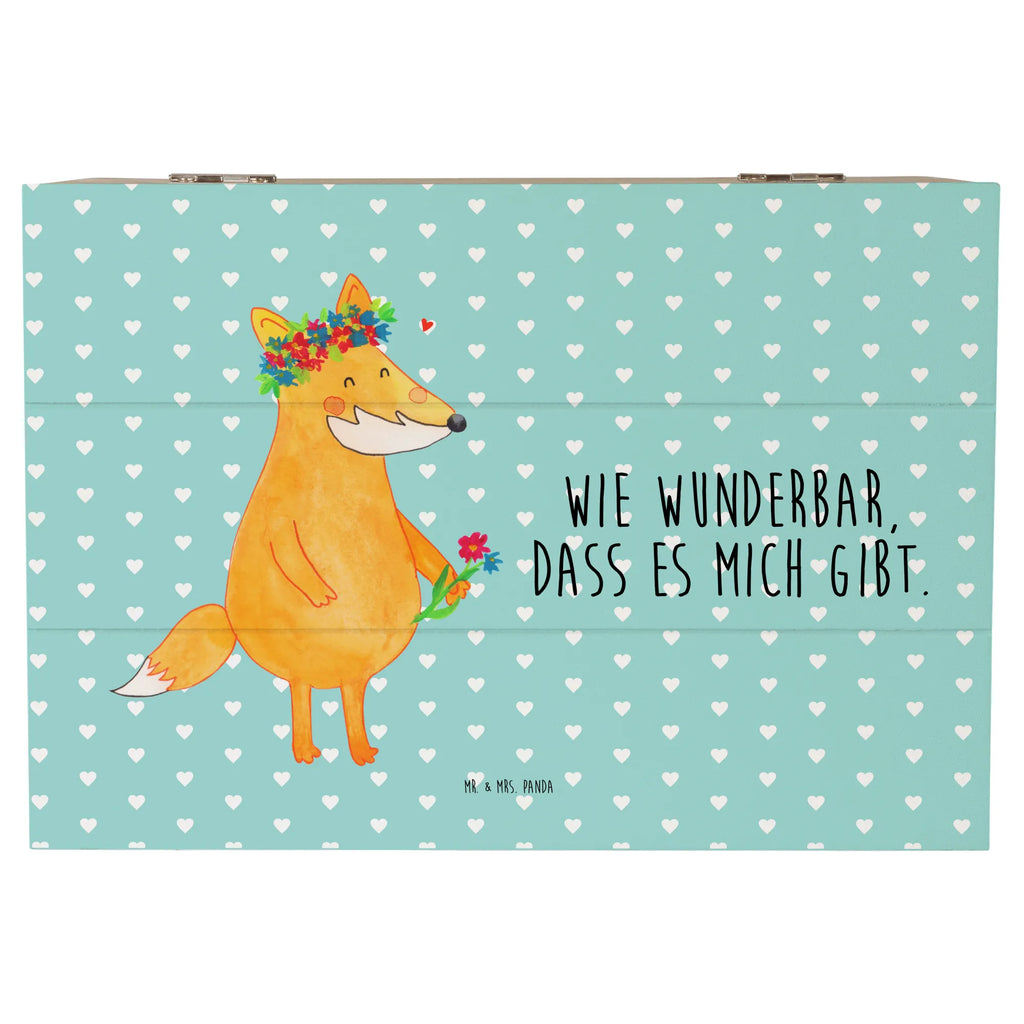 Wooden chest Fox Flower Truhe, Schatulle, Geschenkdose, Kiste, Erinnerungsbox, Erinnerungskiste, Schatzkiste, XXL, Aufbewahrungsbox, Geschenkbox, Holzkiste, Dekokiste, Fuchs, Blumenmädchen, Freundinnen, Liebesbeweis, mich, Freundin, Blumen, Fox, ich, Liebe, Freude, Fuchsmädchen, Blume, Selbstliebe, Füchse, Motivation